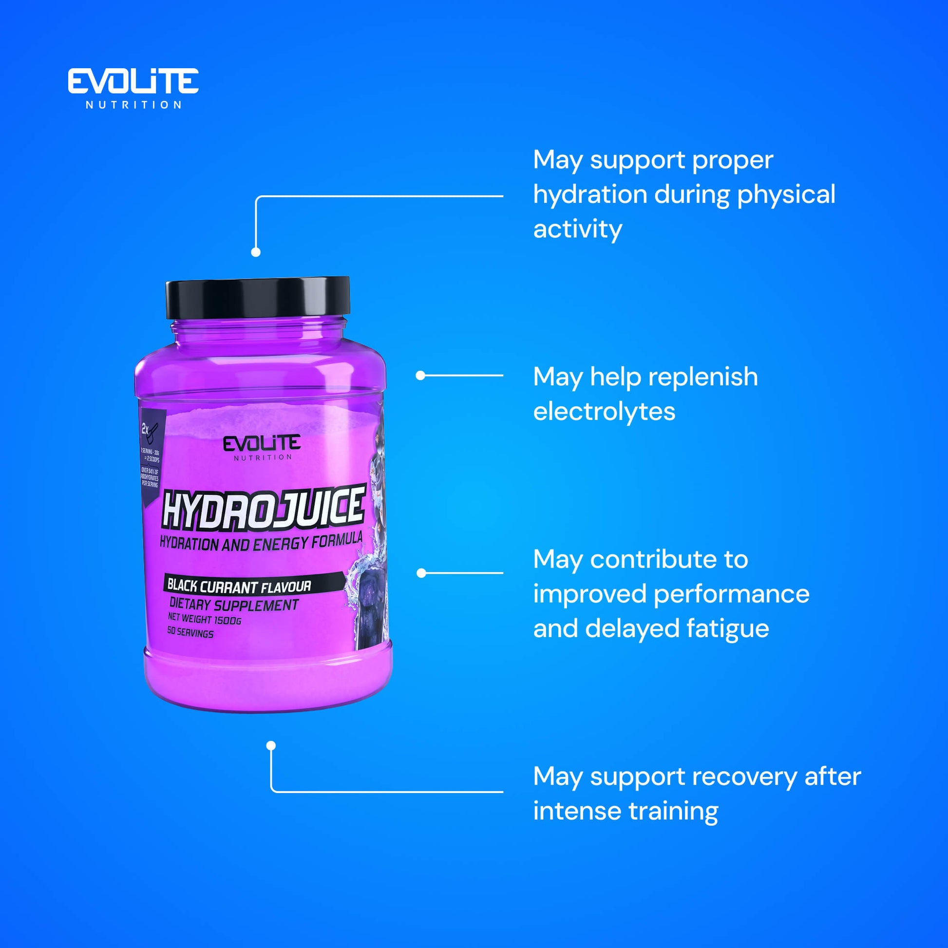 Evolite Nutrition Hydrojuice 1500g (Nachzug)