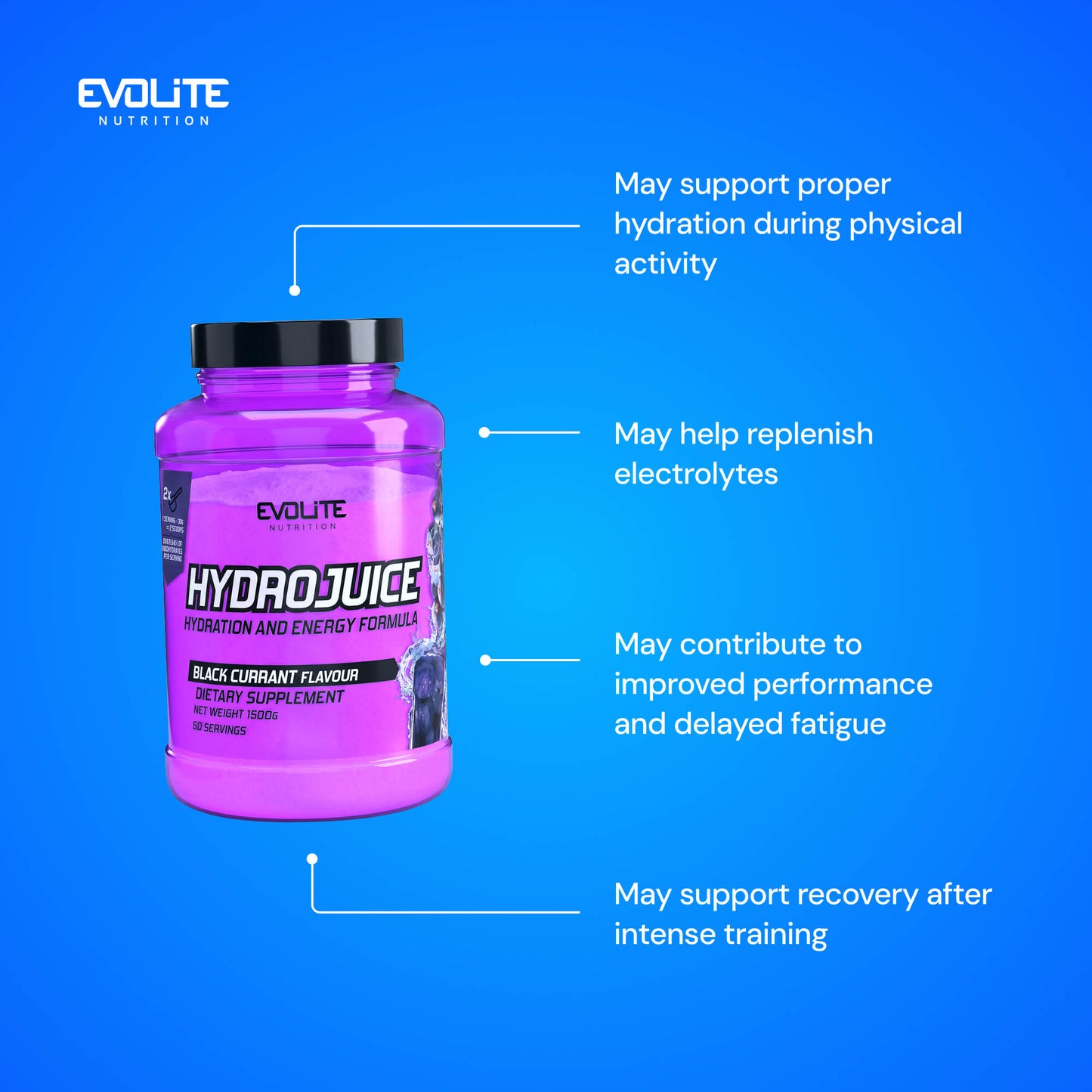 Evolite Nutrition Hydrojuice 1500g (Nachzug)