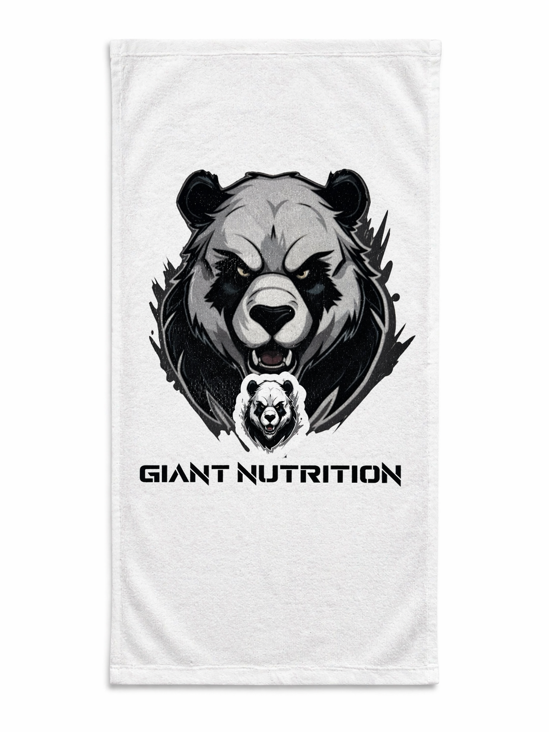 Giant Nutrition Panda Handtuch Weiß | Giant Nutrition