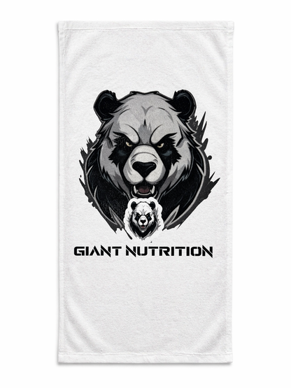 Giant Nutrition Panda Handtuch Weiß | Giant Nutrition