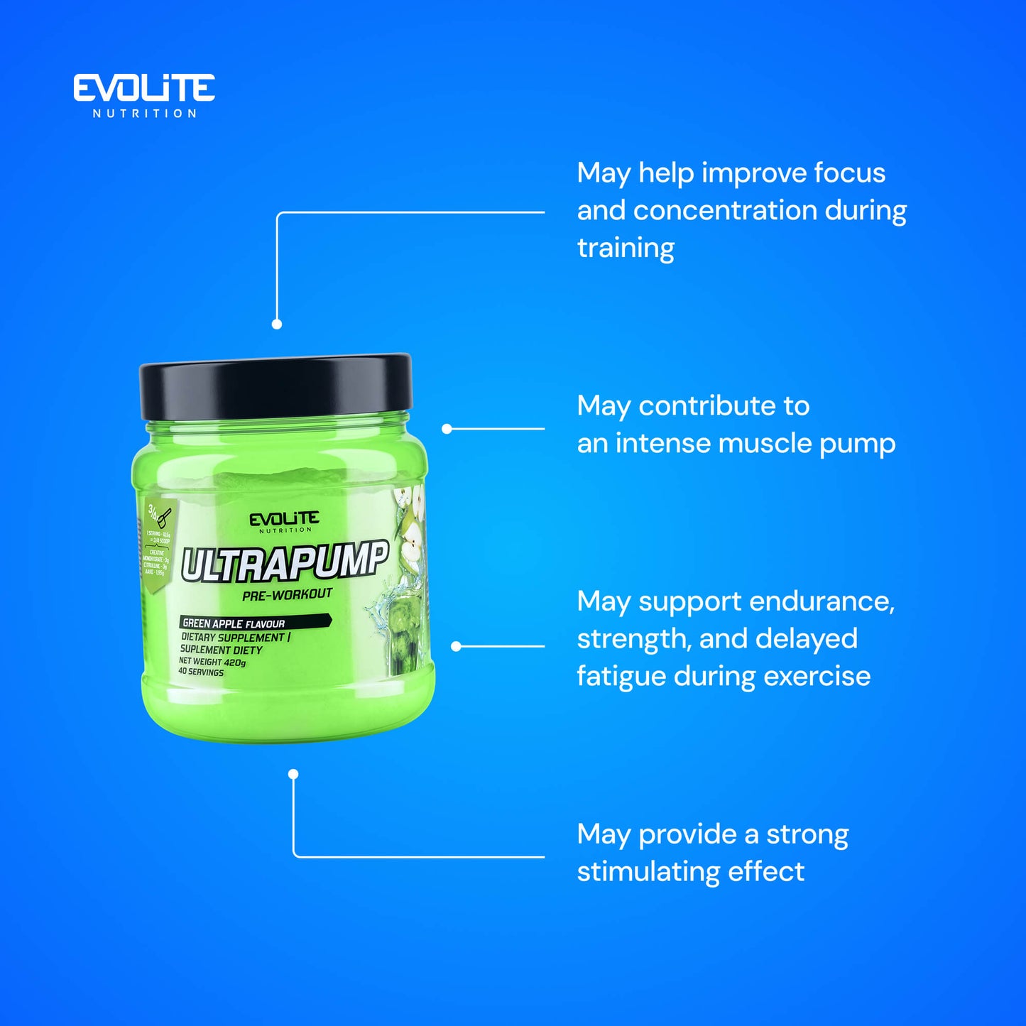 Evolite Nutrition Ultra Pump 420g