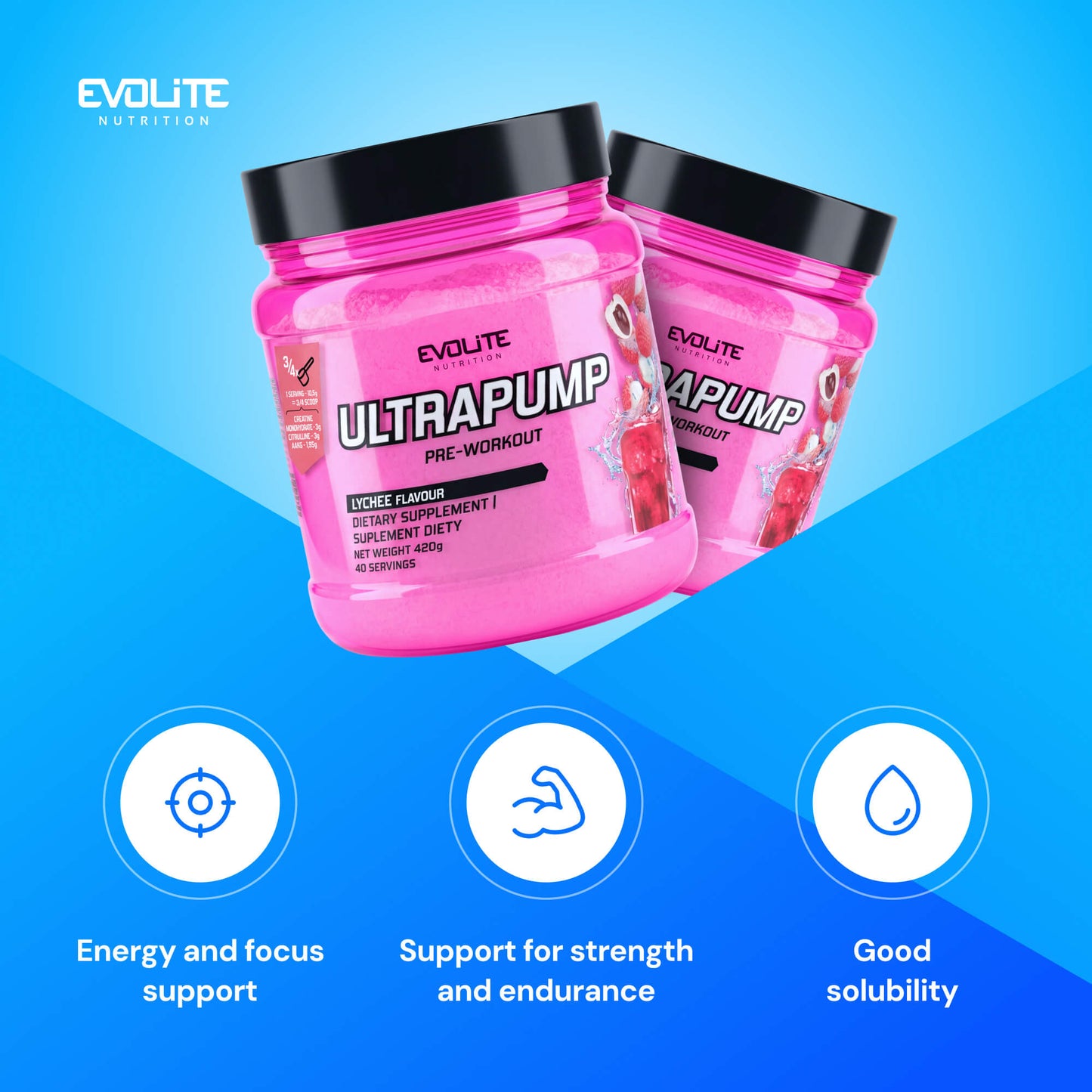 Evolite Nutrition Ultra Pump 420g