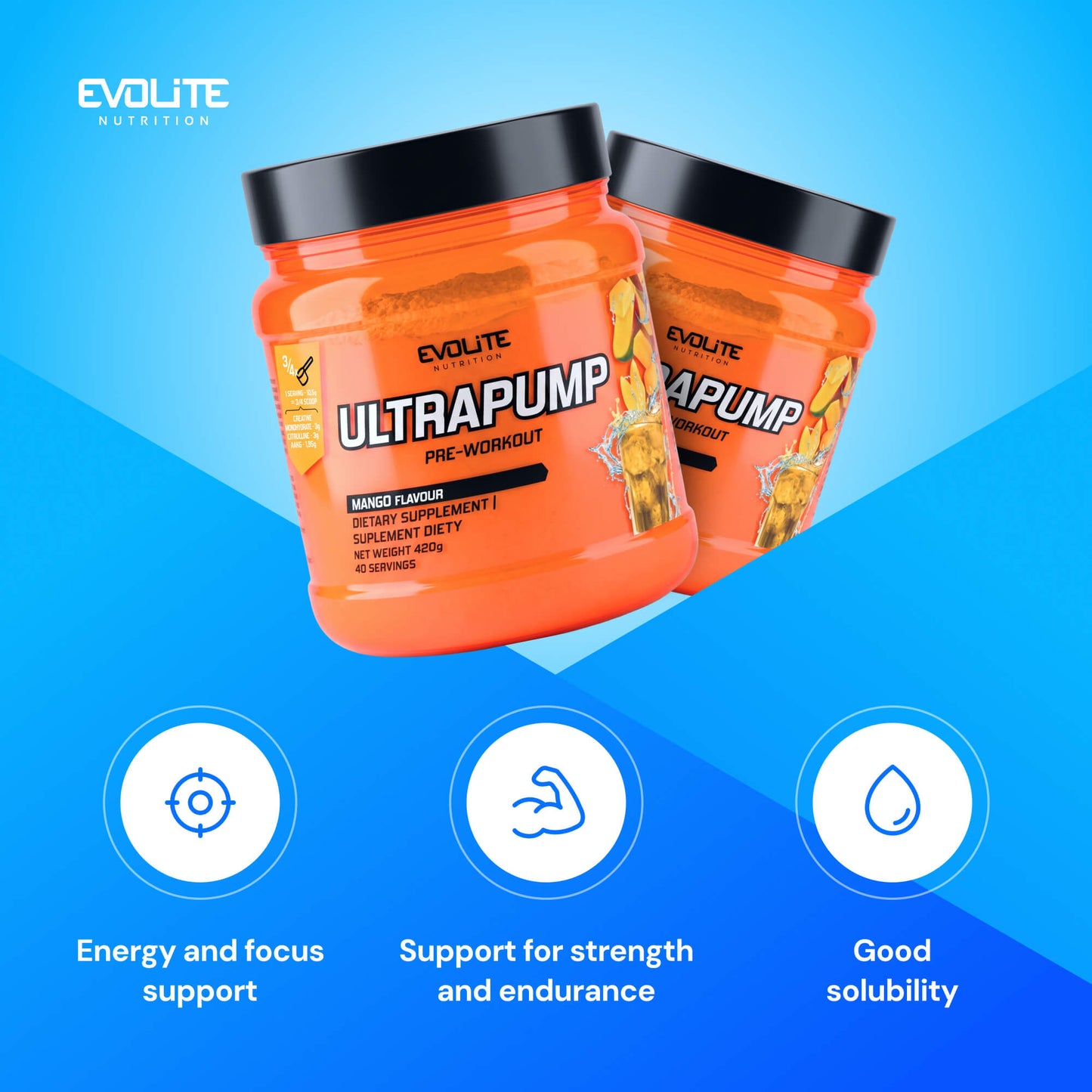 Evolite Nutrition Ultra Pump 420g