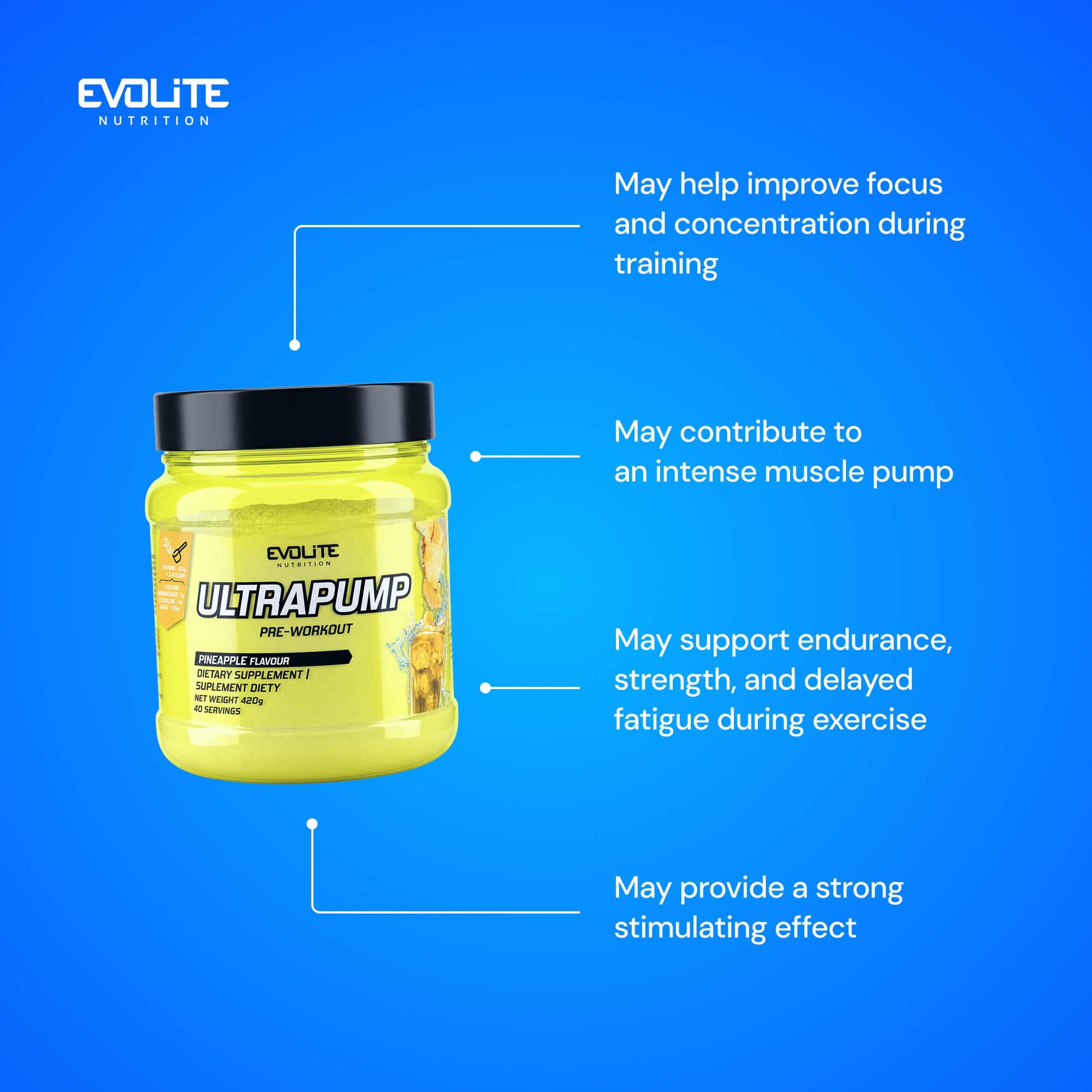 Evolite Nutrition Ultra Pump 420g