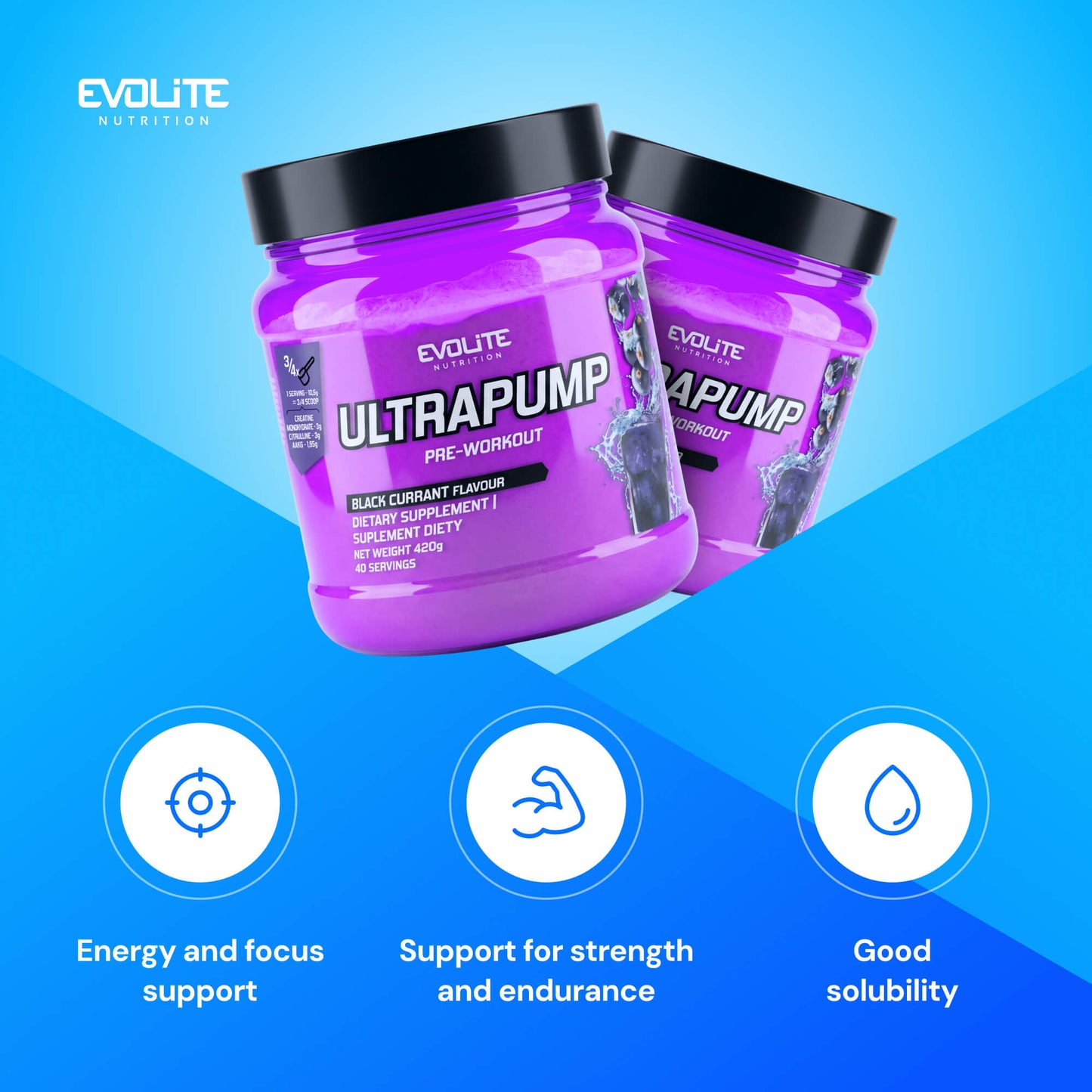 Evolite Nutrition Ultra Pump 420g