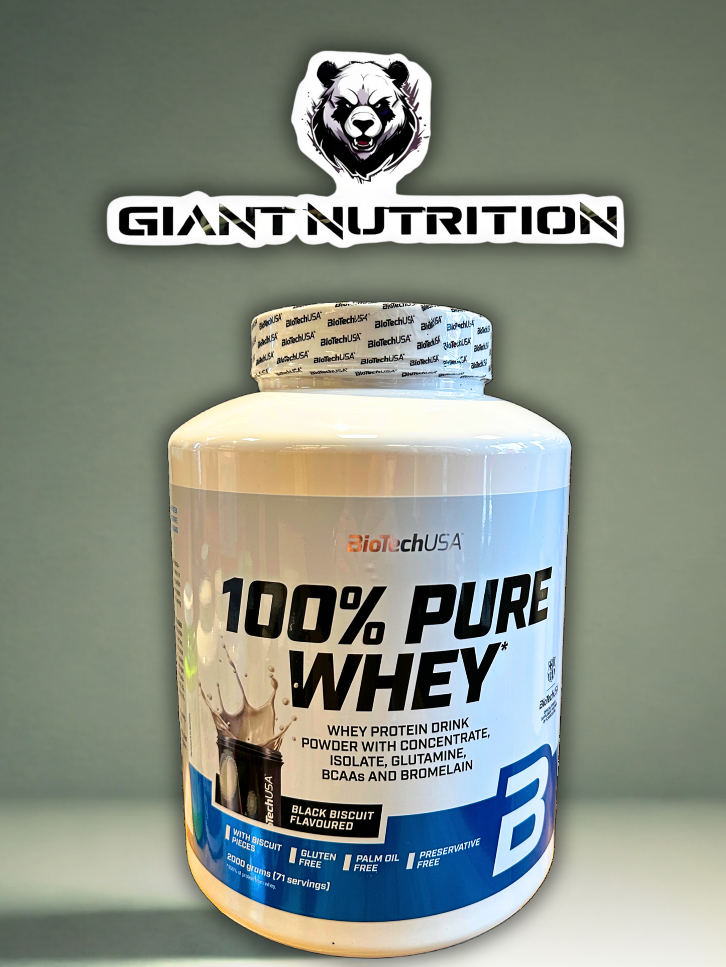 BioTech USA 100% Pure Whey 2000 g | Giant Nutrition