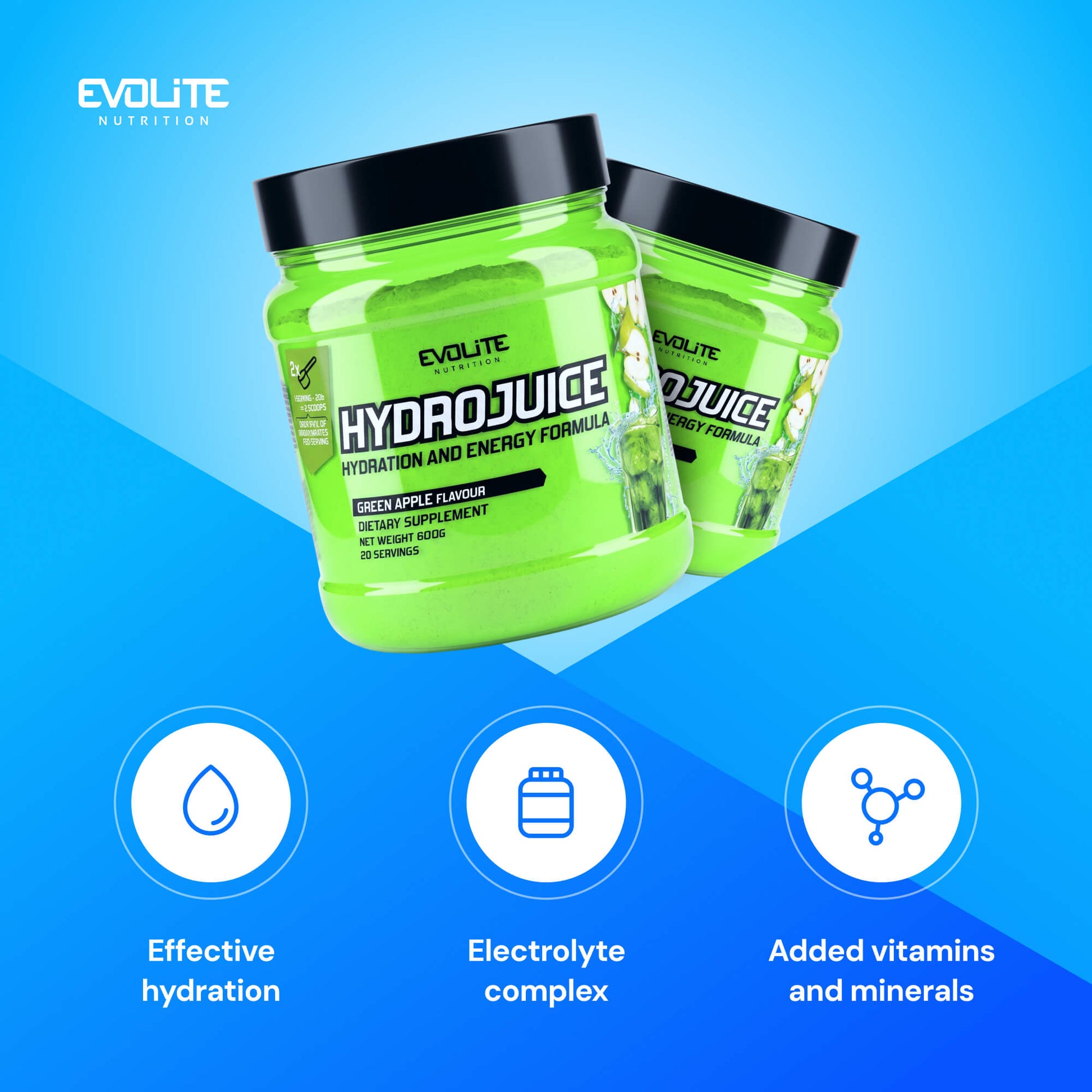 Evolite Nutrition Hydrojuice 600g (Nachzug)