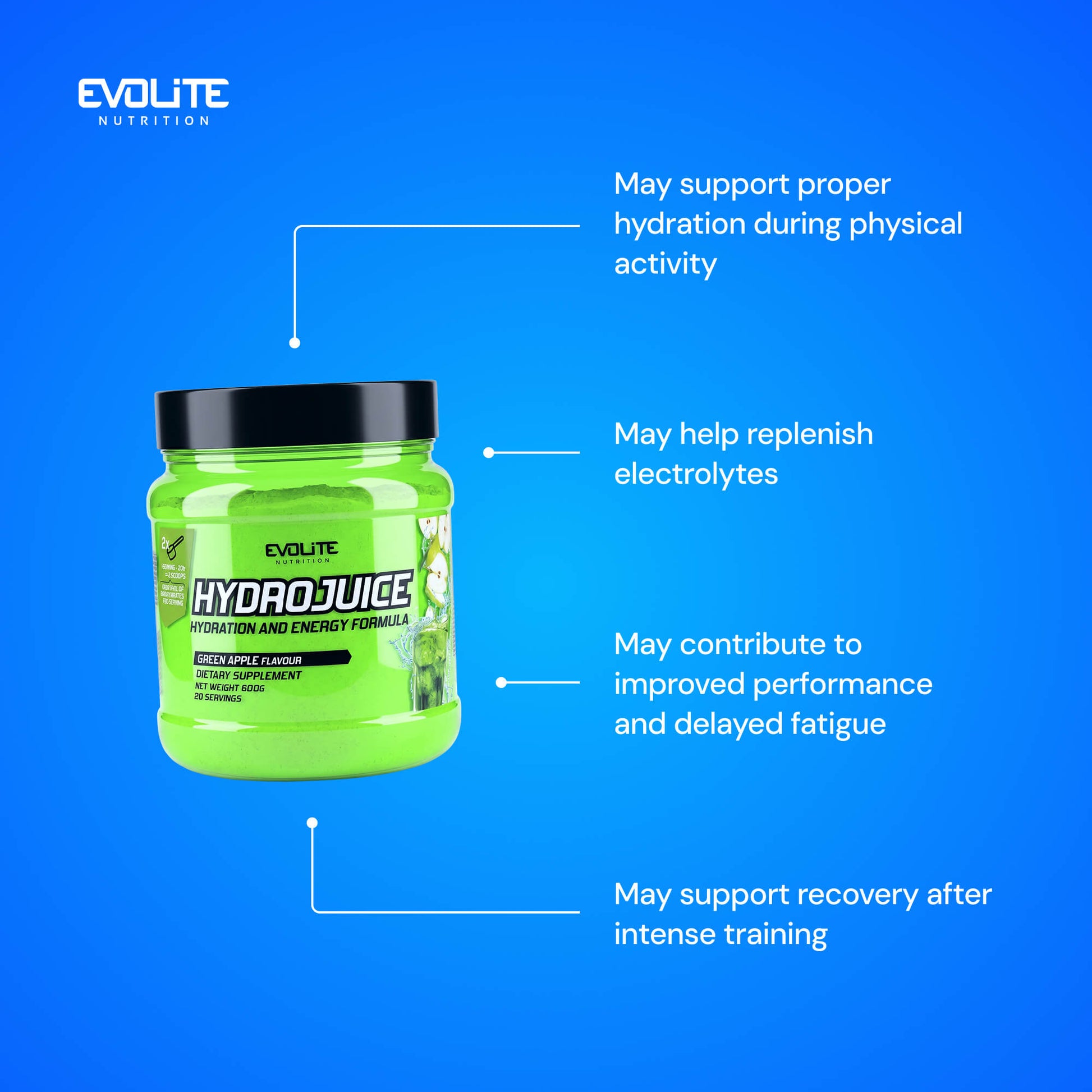 Evolite Nutrition Hydrojuice 600g (Nachzug)