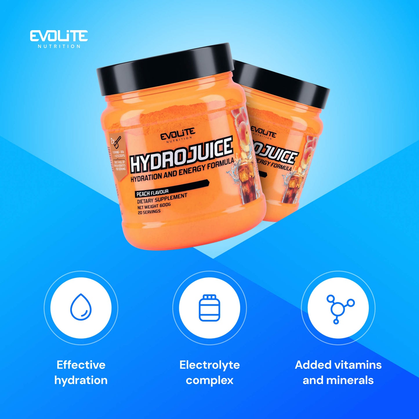 Evolite Nutrition Hydrojuice 600g (Nachzug)