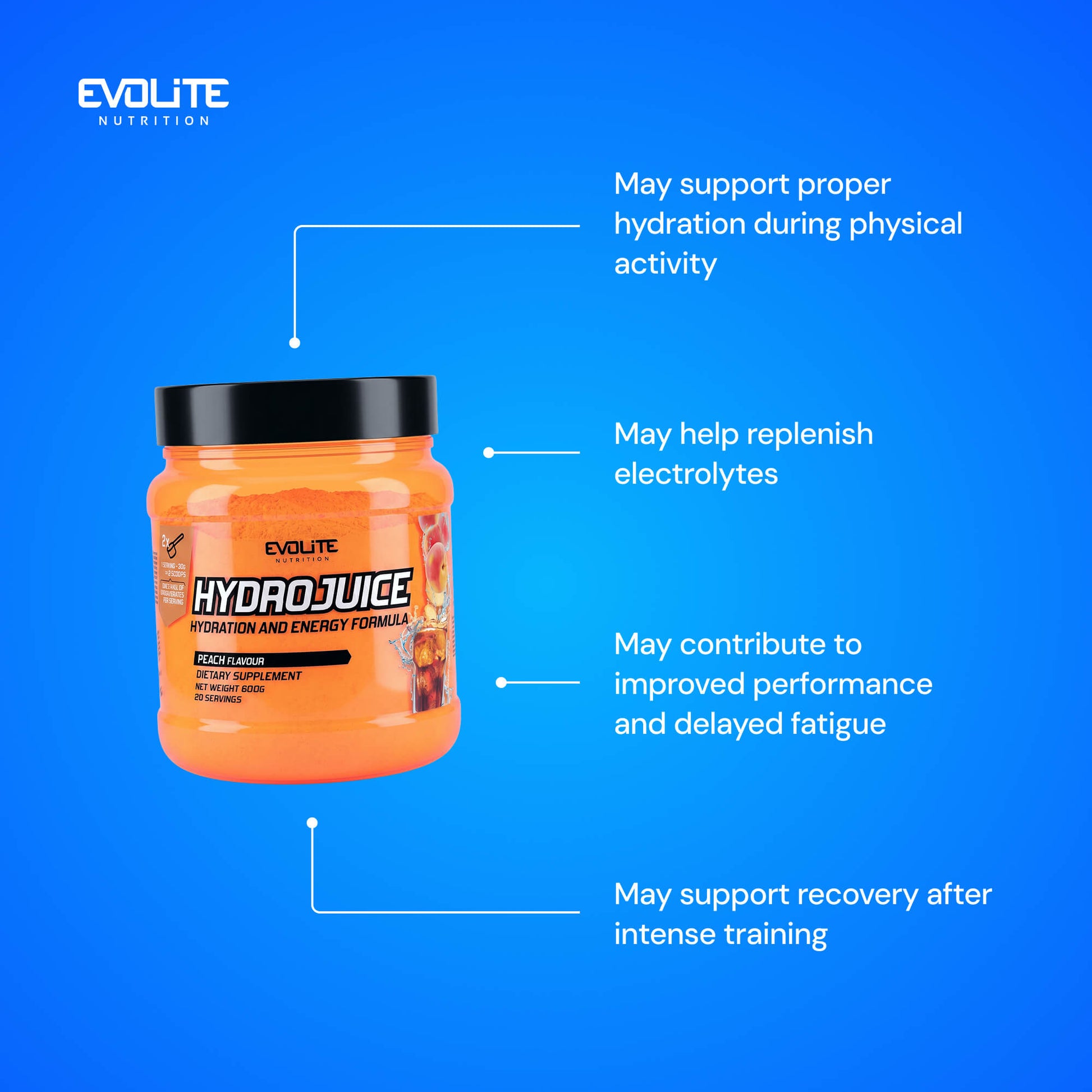 Evolite Nutrition Hydrojuice 600g (Nachzug)