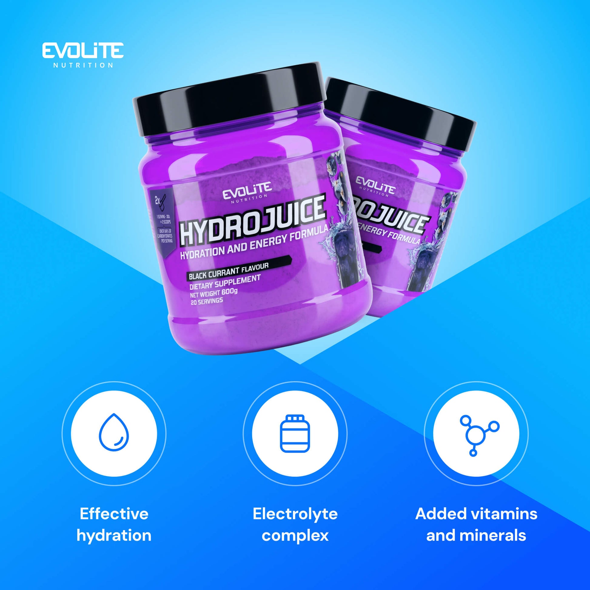 Evolite Nutrition Hydrojuice 600g (Nachzug)