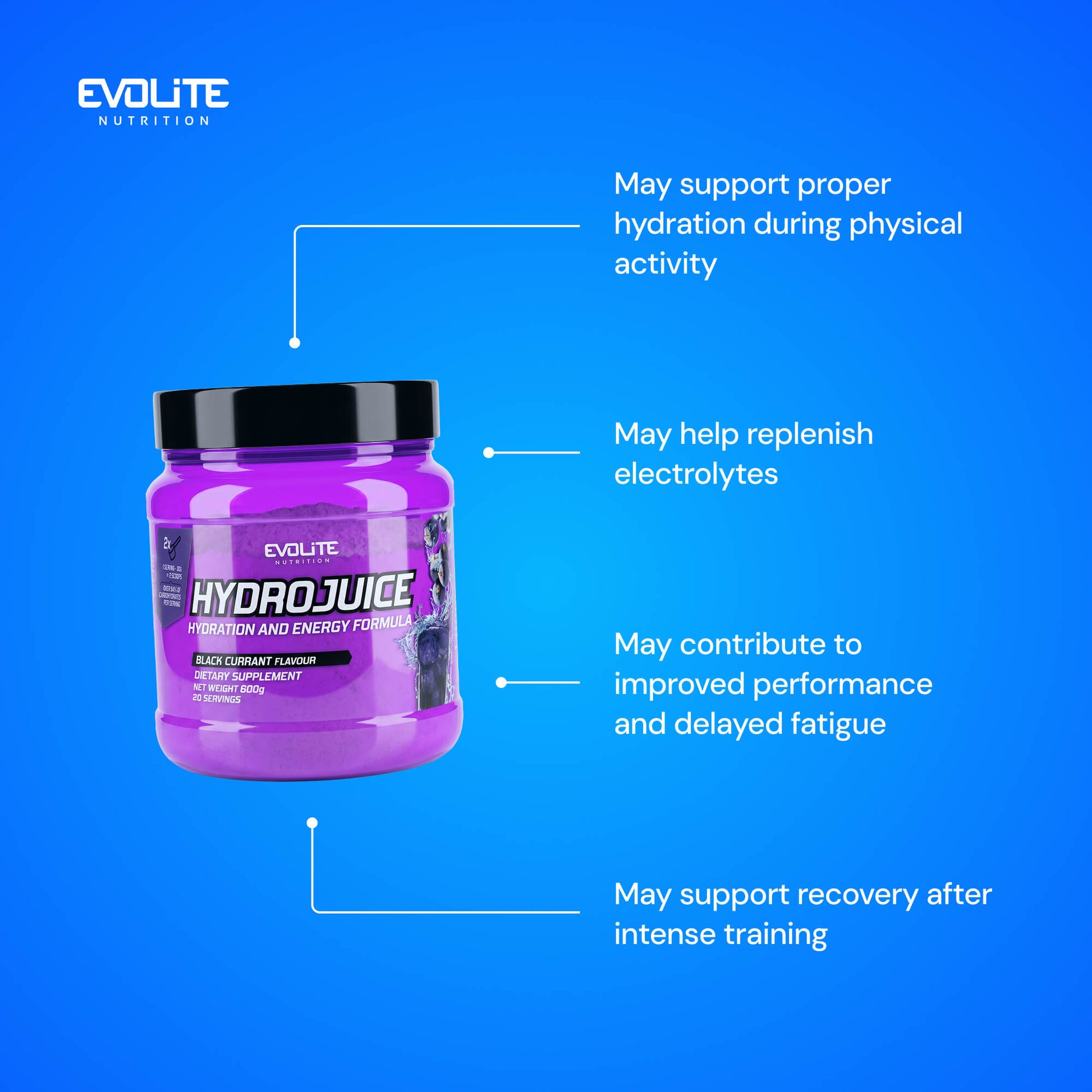 Evolite Nutrition Hydrojuice 600g (Nachzug)