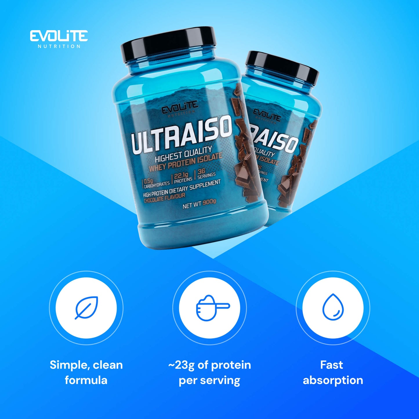 Evolite Nutrition Ultra Iso 900g
