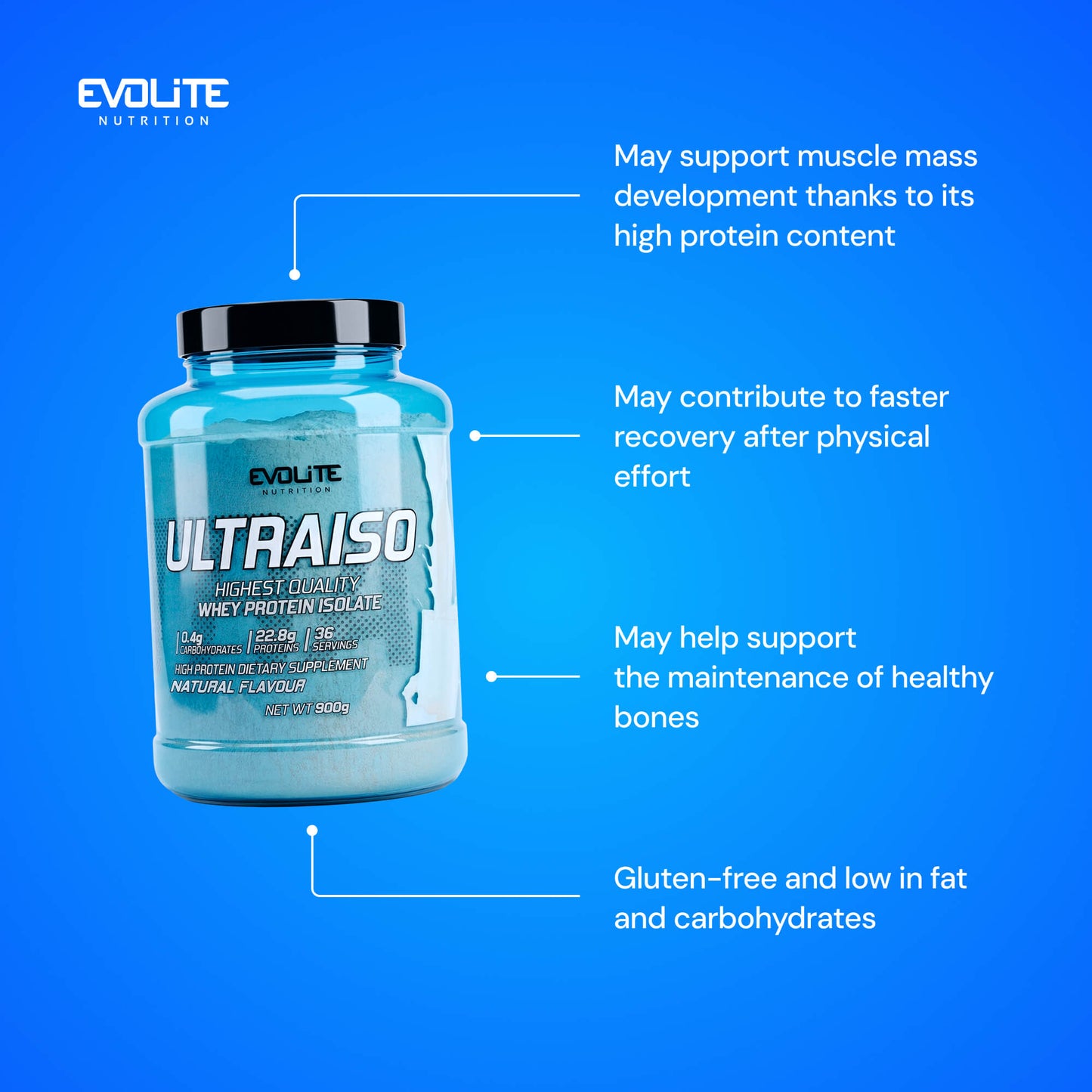Evolite Nutrition Ultra Iso 900g