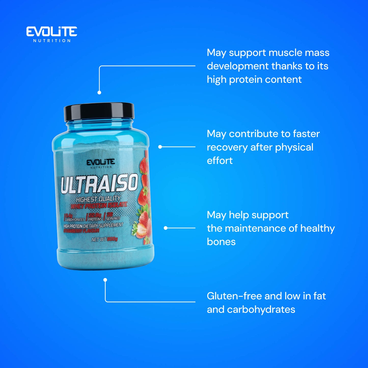 Evolite Nutrition Ultra Iso 900g