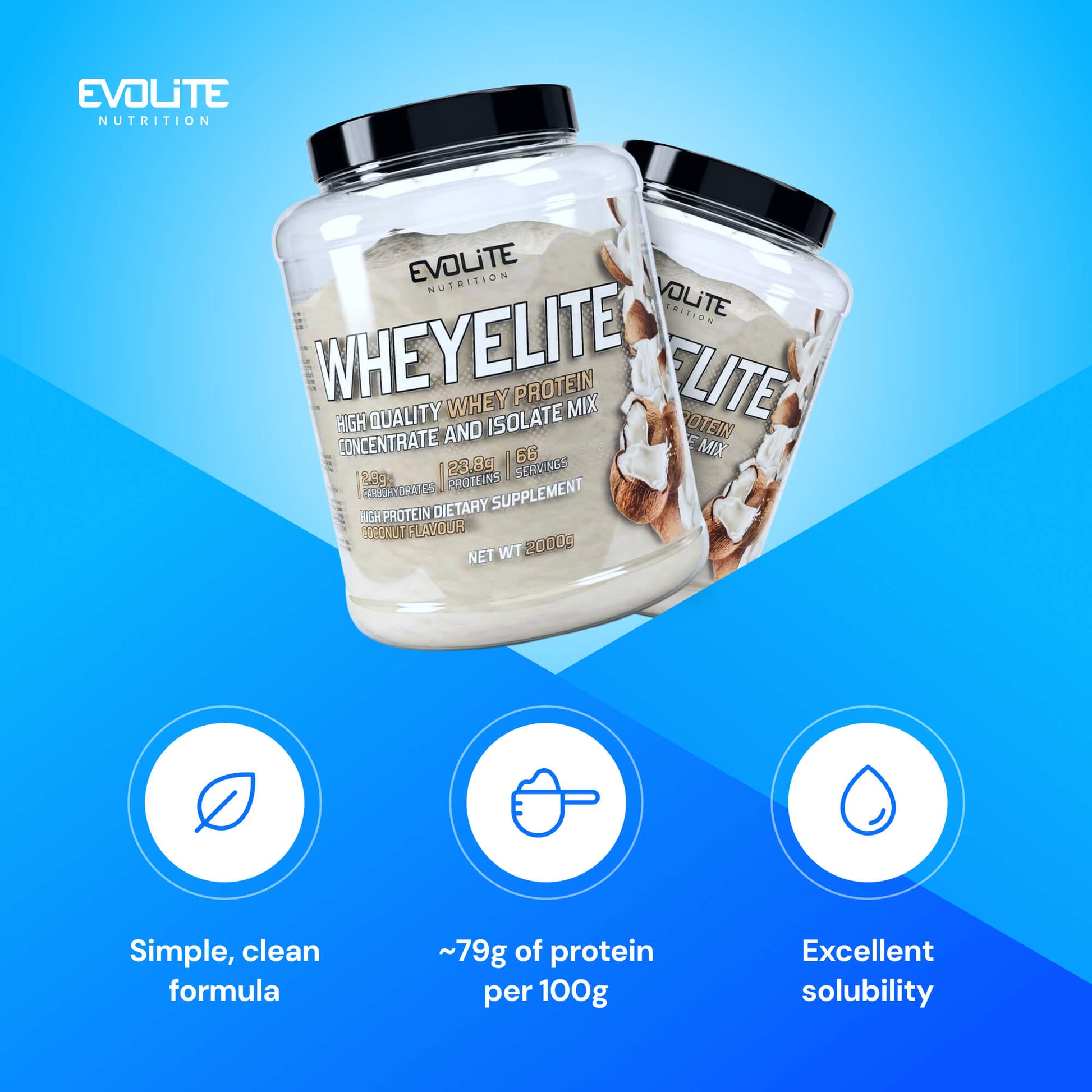 Evolite Nutrition Whey Elite New 2kg