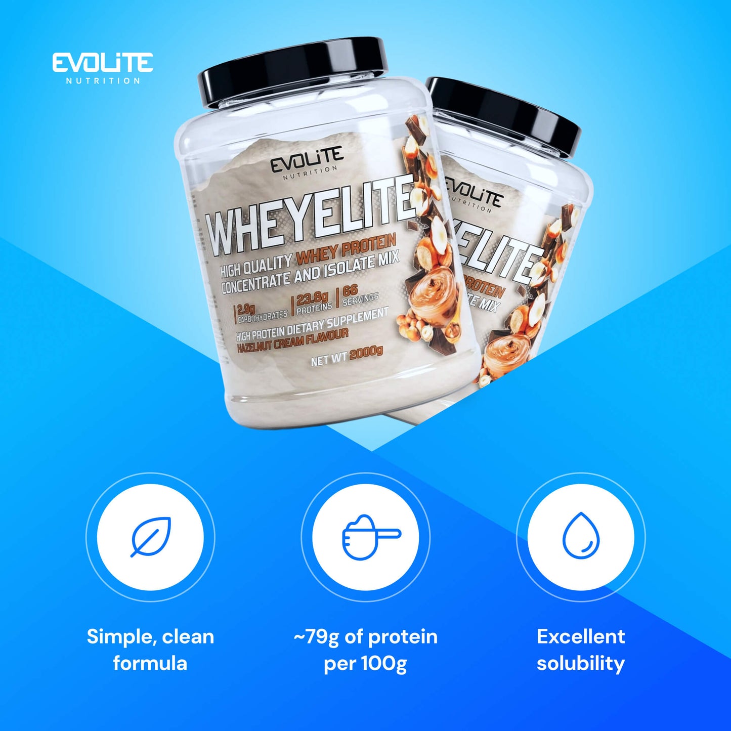 Evolite Nutrition Whey Elite New 2kg