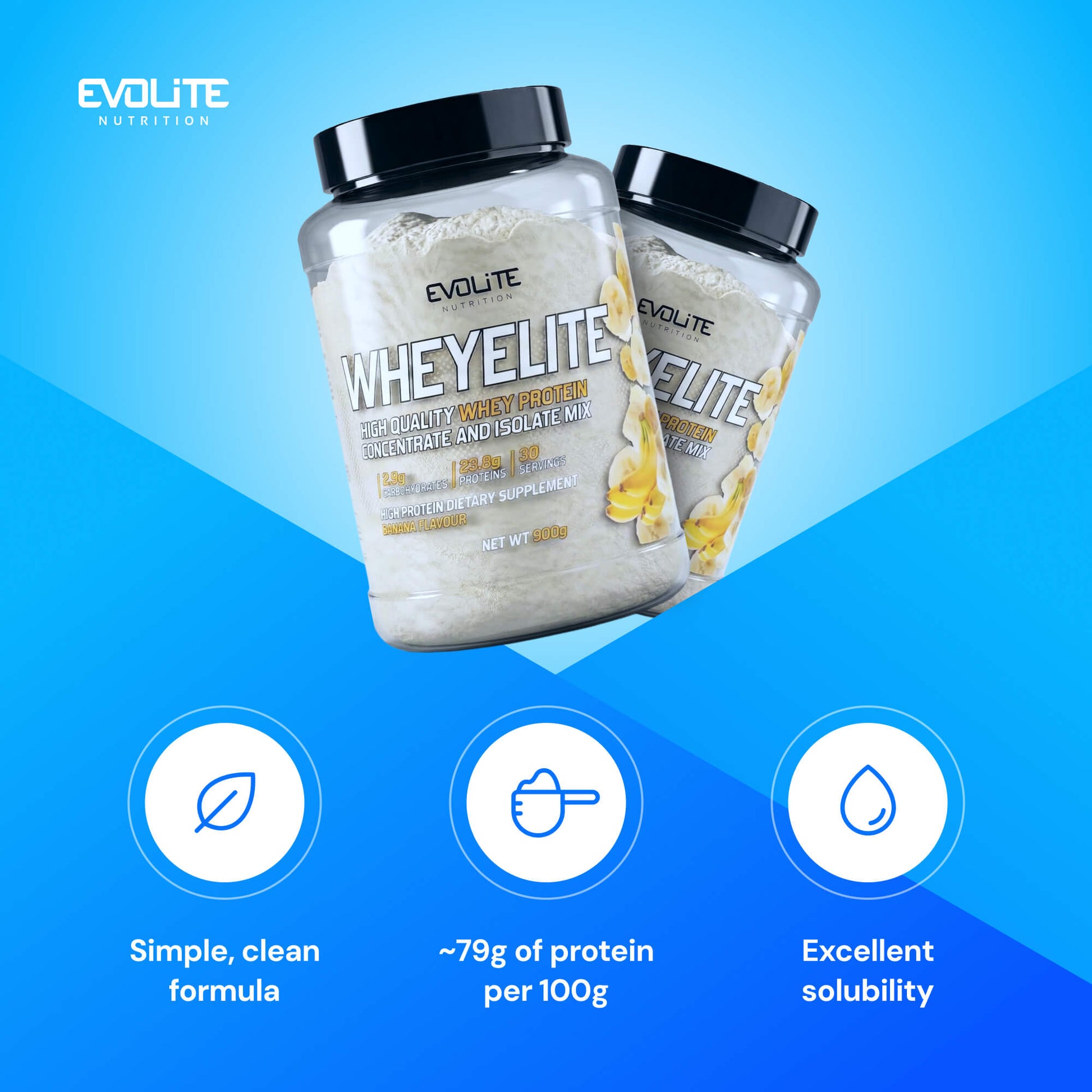 Evolite Nutrition Whey Elite New 900g