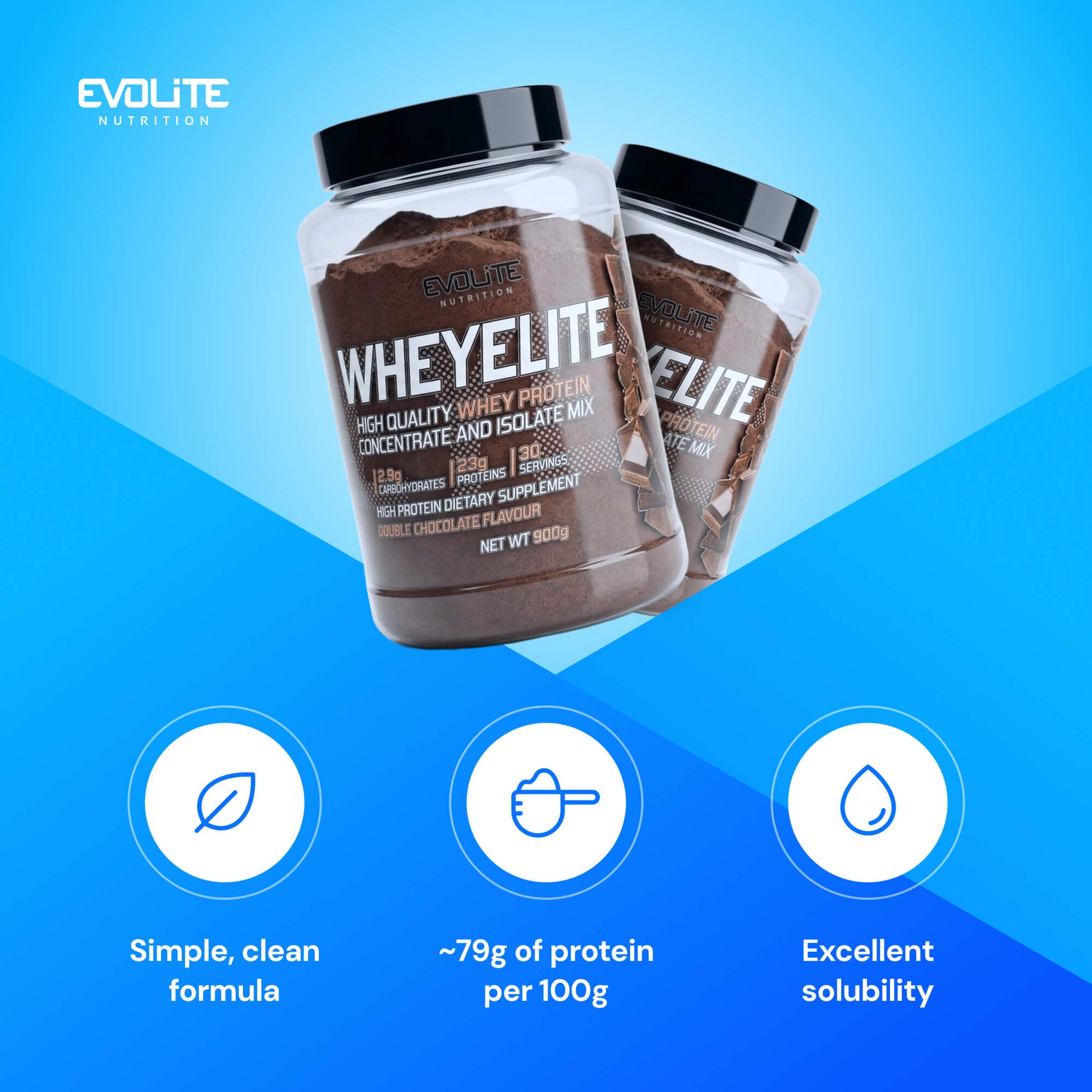 Evolite Nutrition Whey Elite New 900g