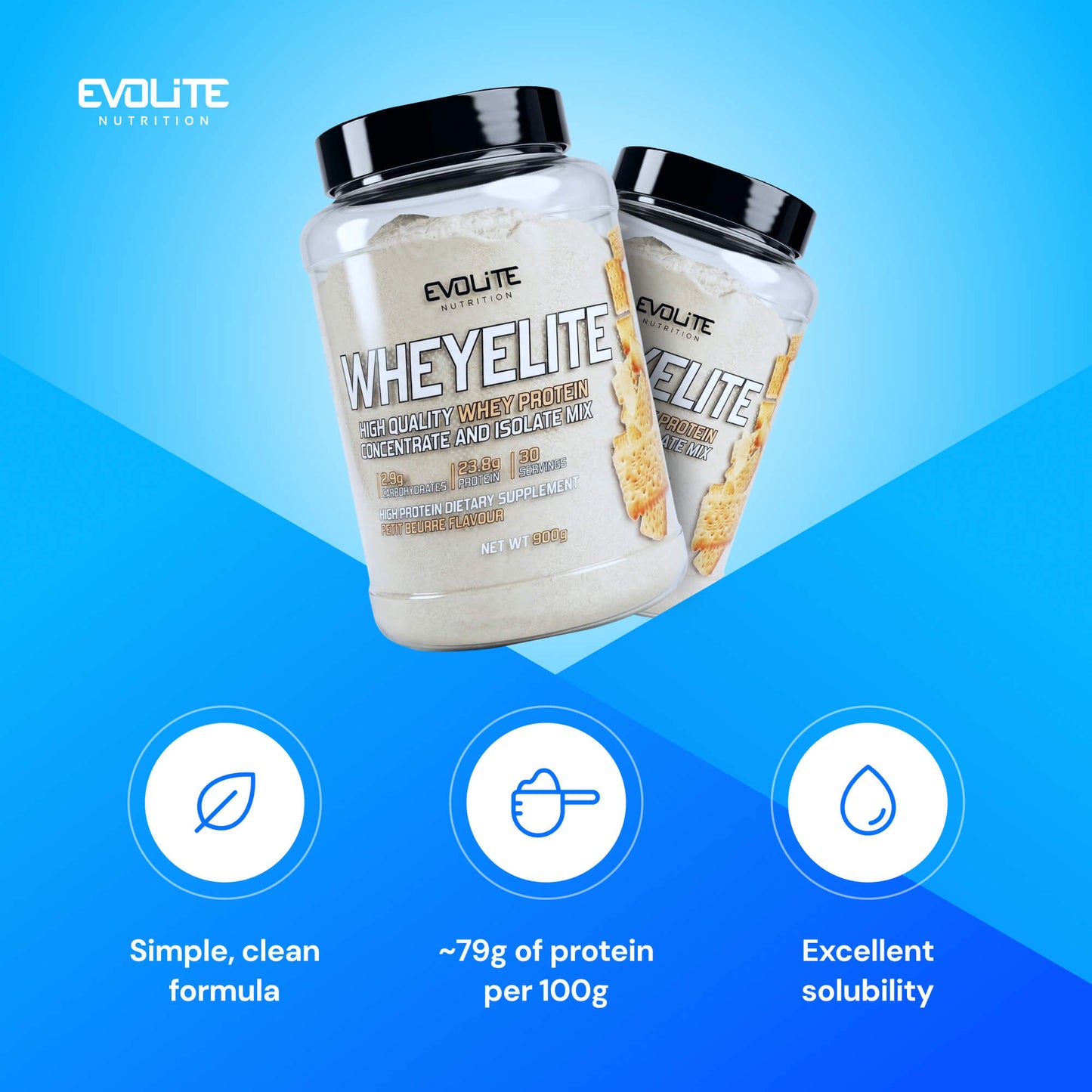 Evolite Nutrition Whey Elite New 900g