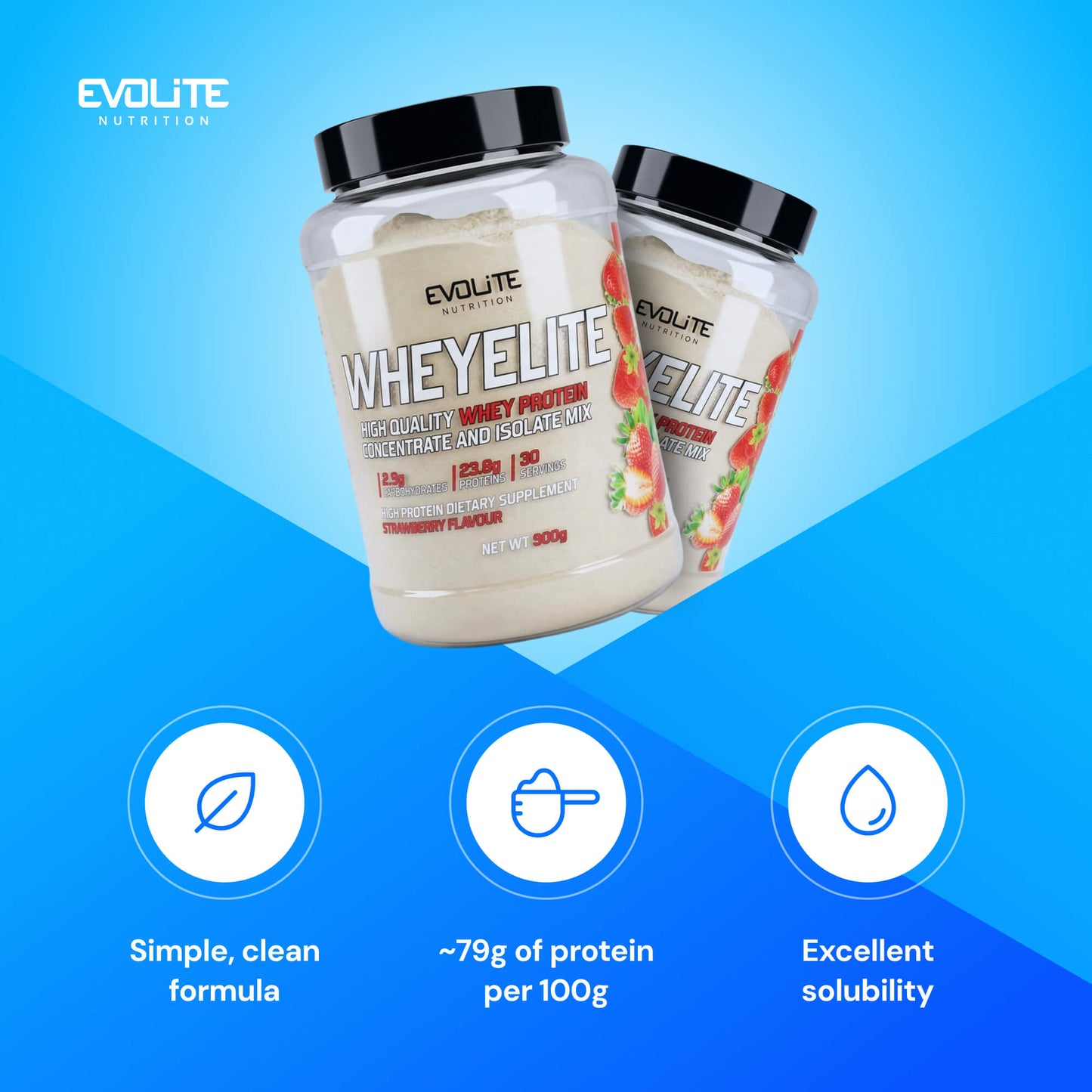 Evolite Nutrition Whey Elite New 900g