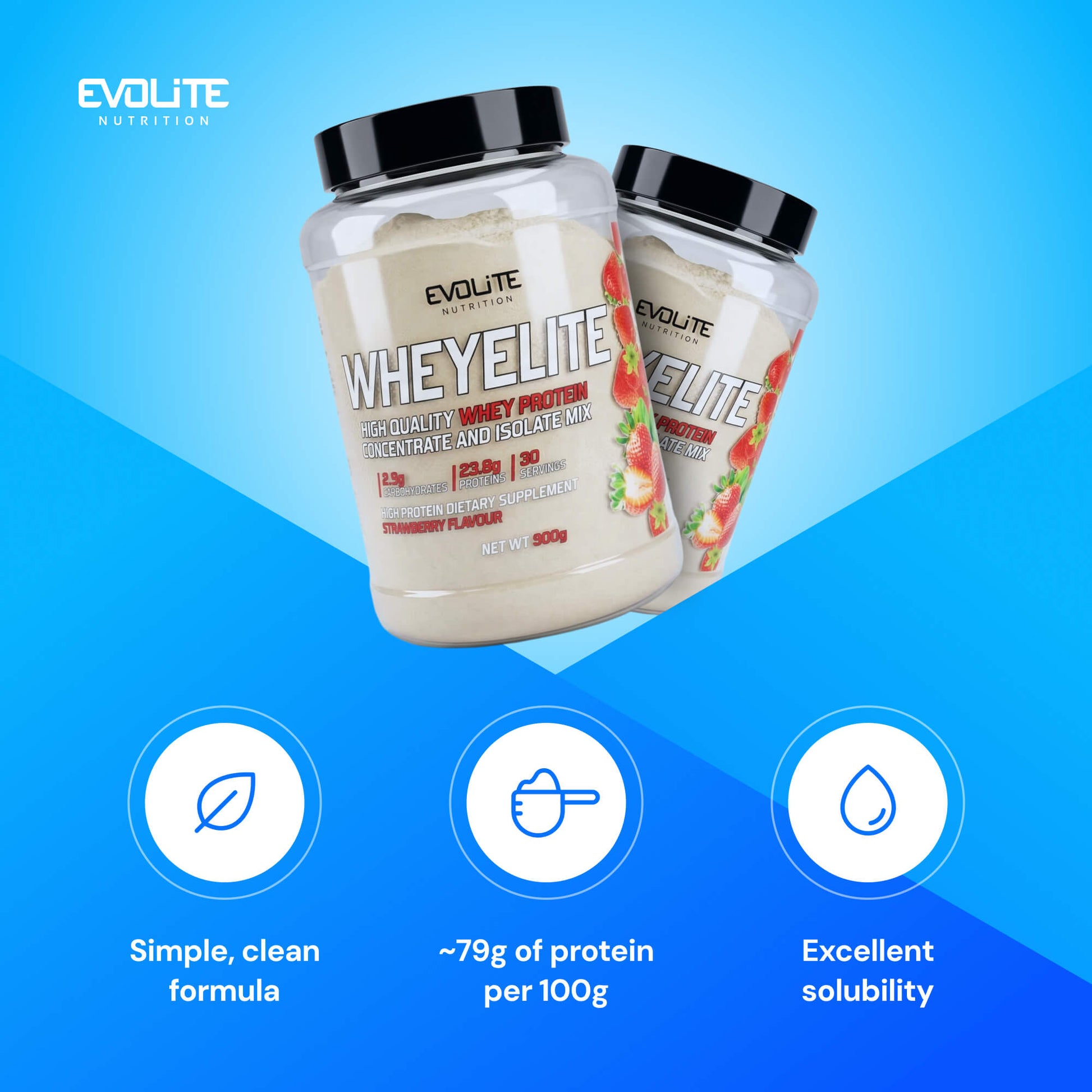 Evolite Nutrition Whey Elite New 900g