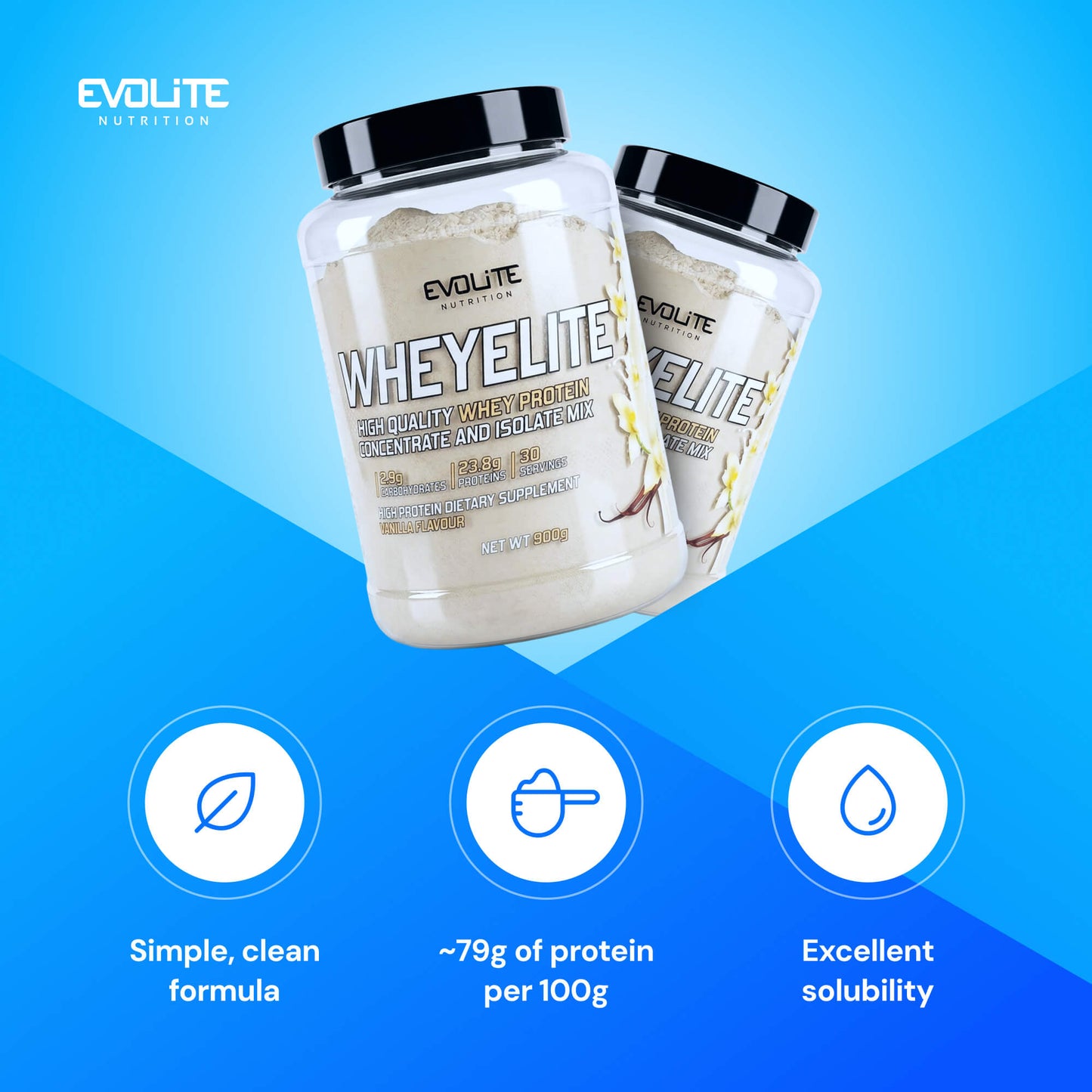 Evolite Nutrition Whey Elite New 900g