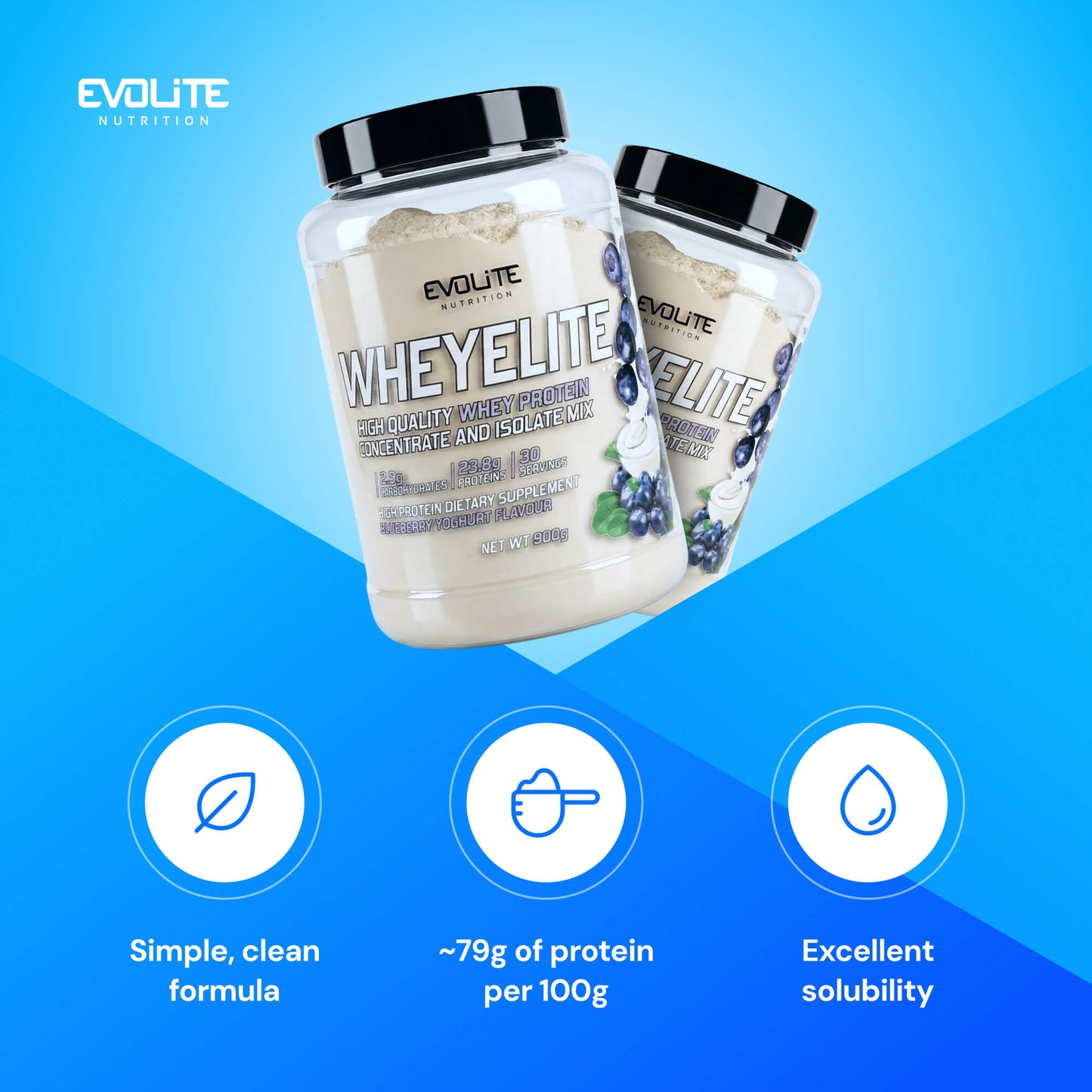Evolite Nutrition Whey Elite New 900g