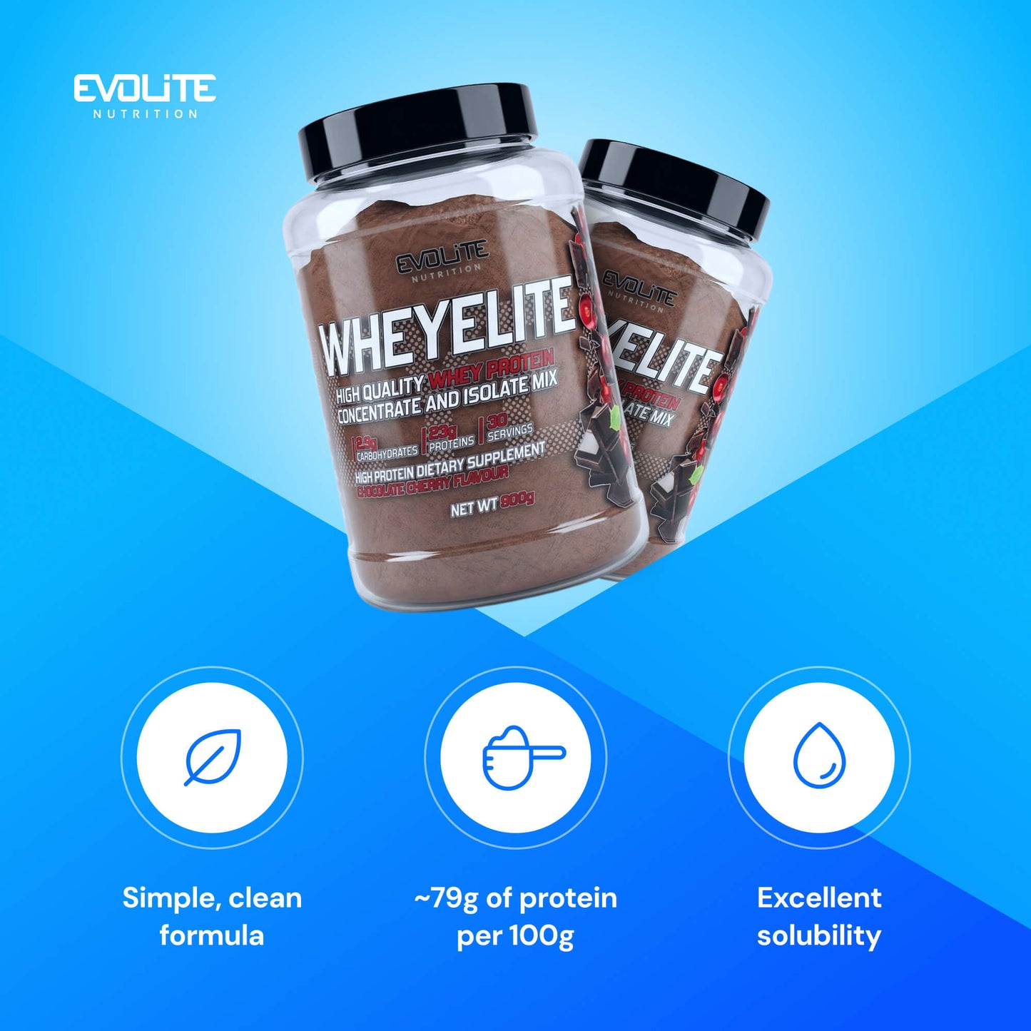 Evolite Nutrition Whey Elite New 900g