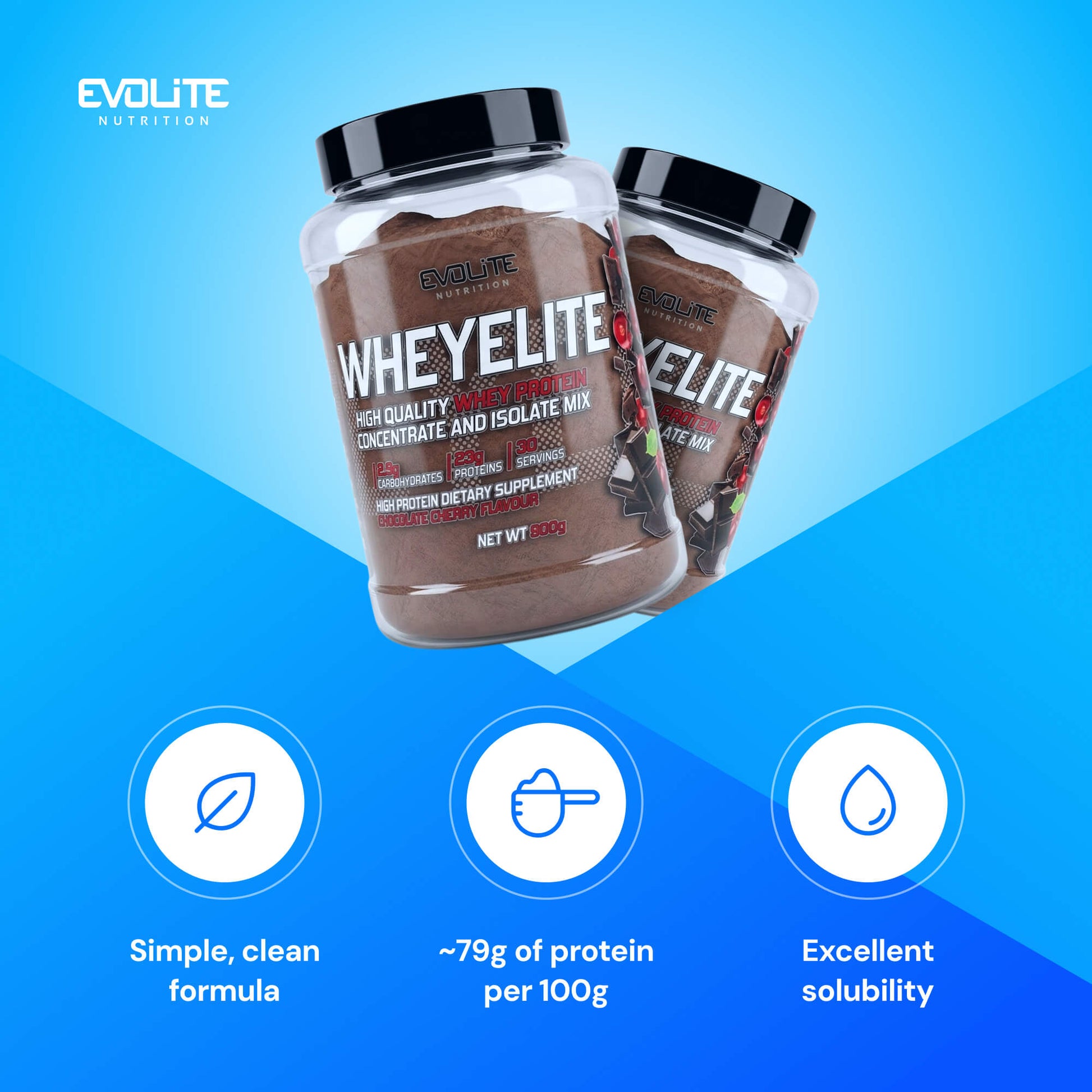 Evolite Nutrition Whey Elite New 900g