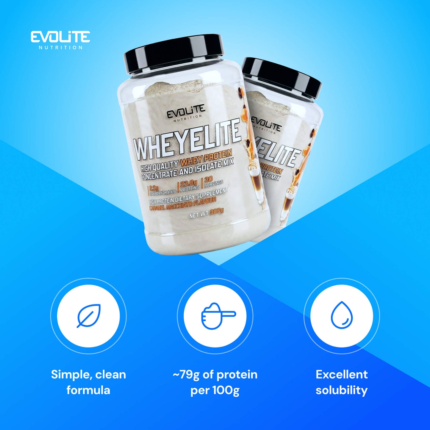 Evolite Nutrition Whey Elite New 900g