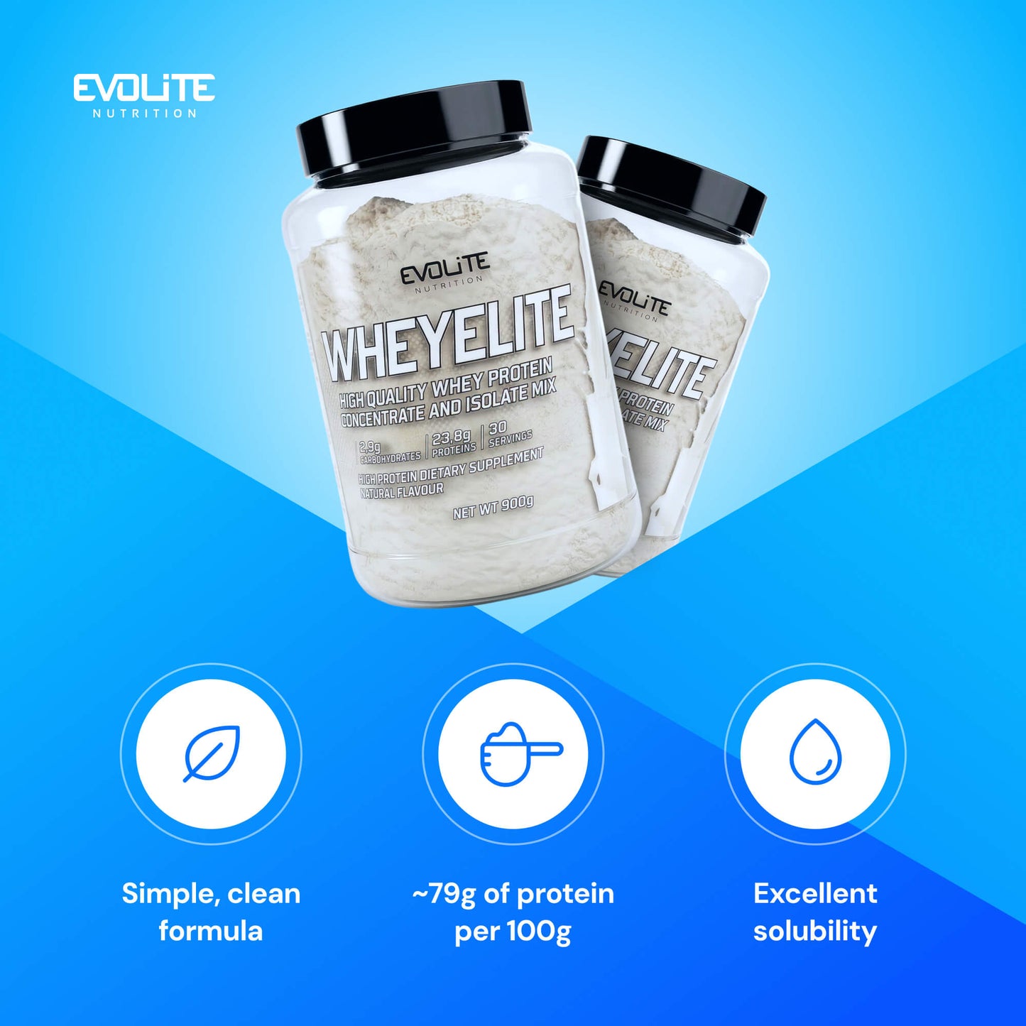 Evolite Nutrition Whey Elite New 900g