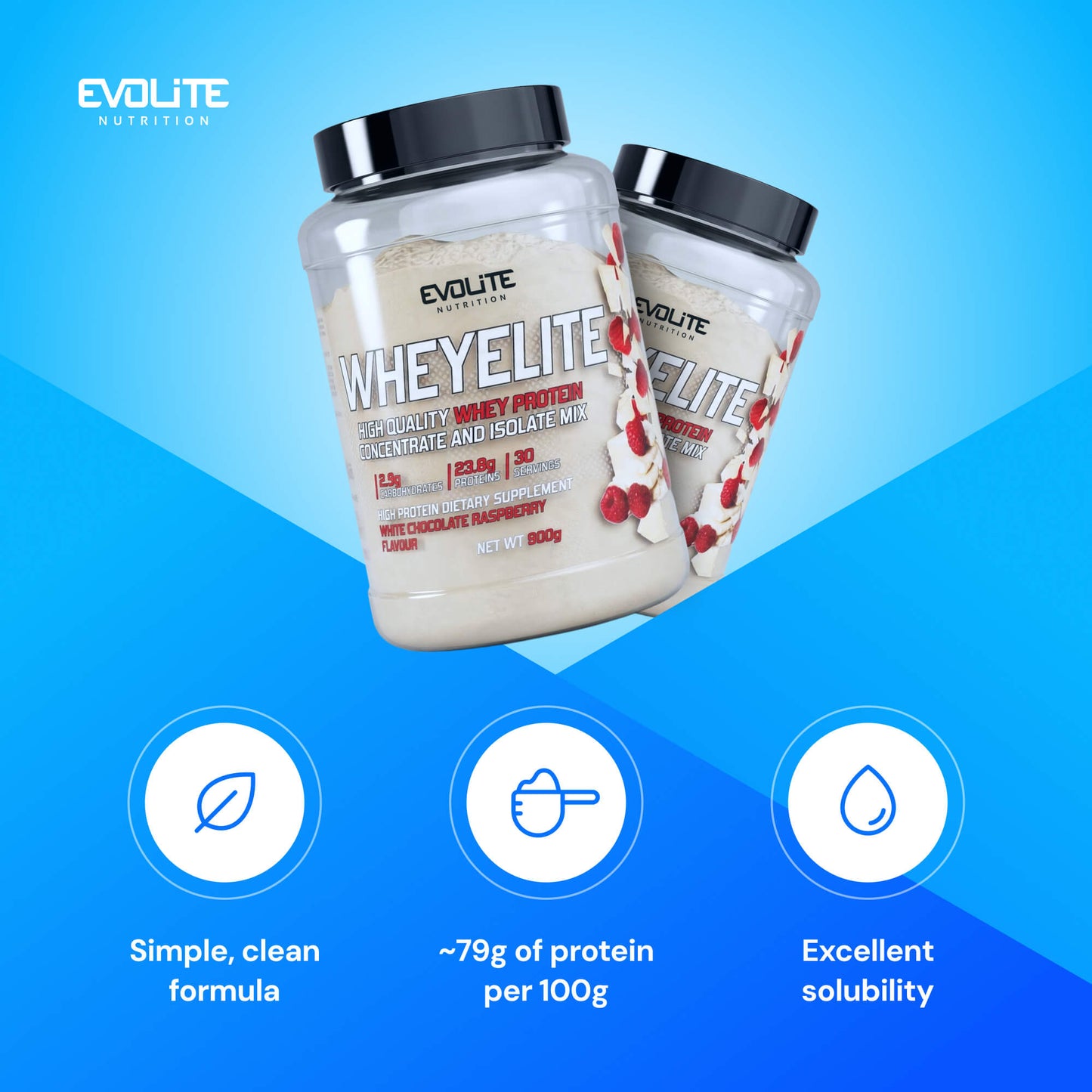 Evolite Nutrition Whey Elite New 900g