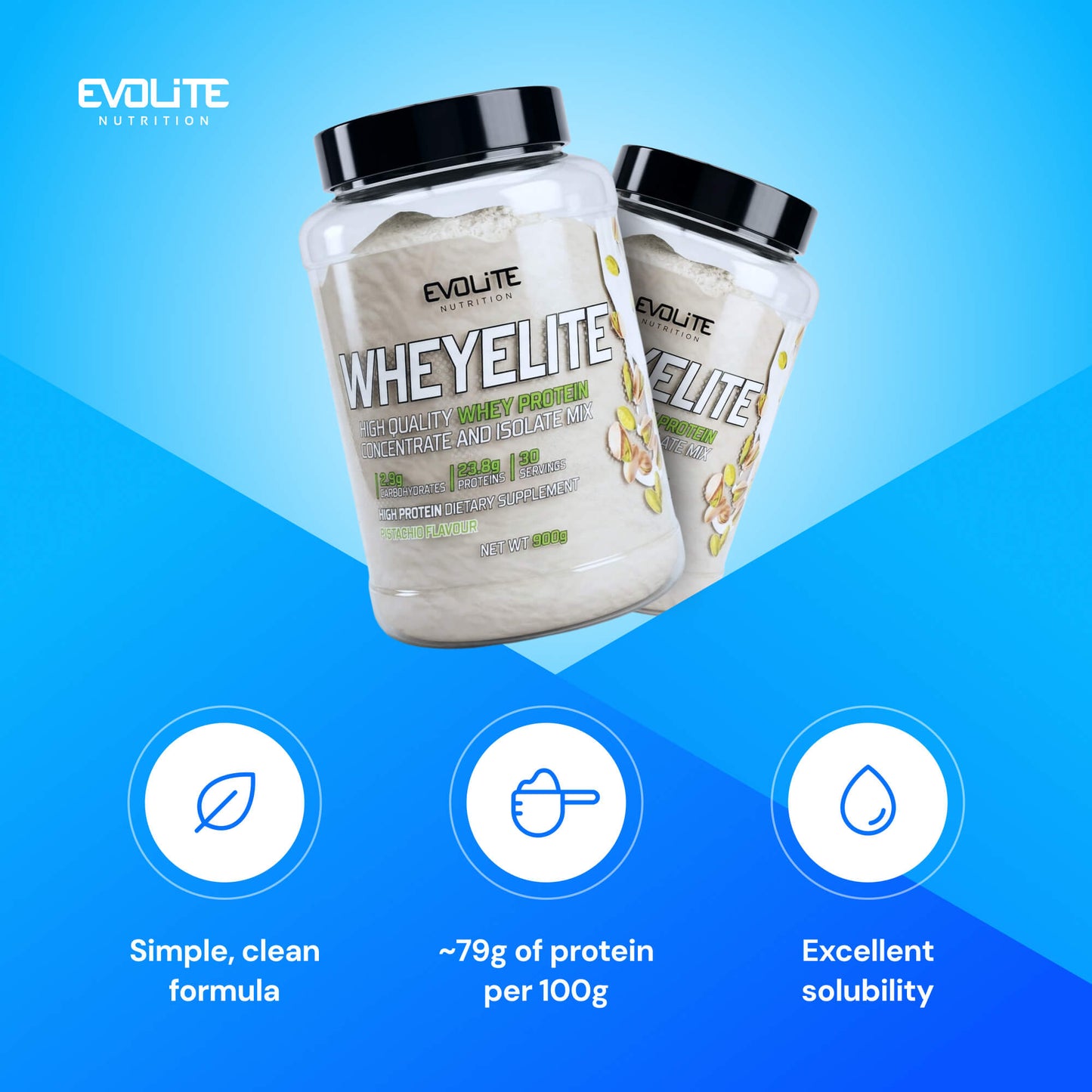 Evolite Nutrition Whey Elite New 900g