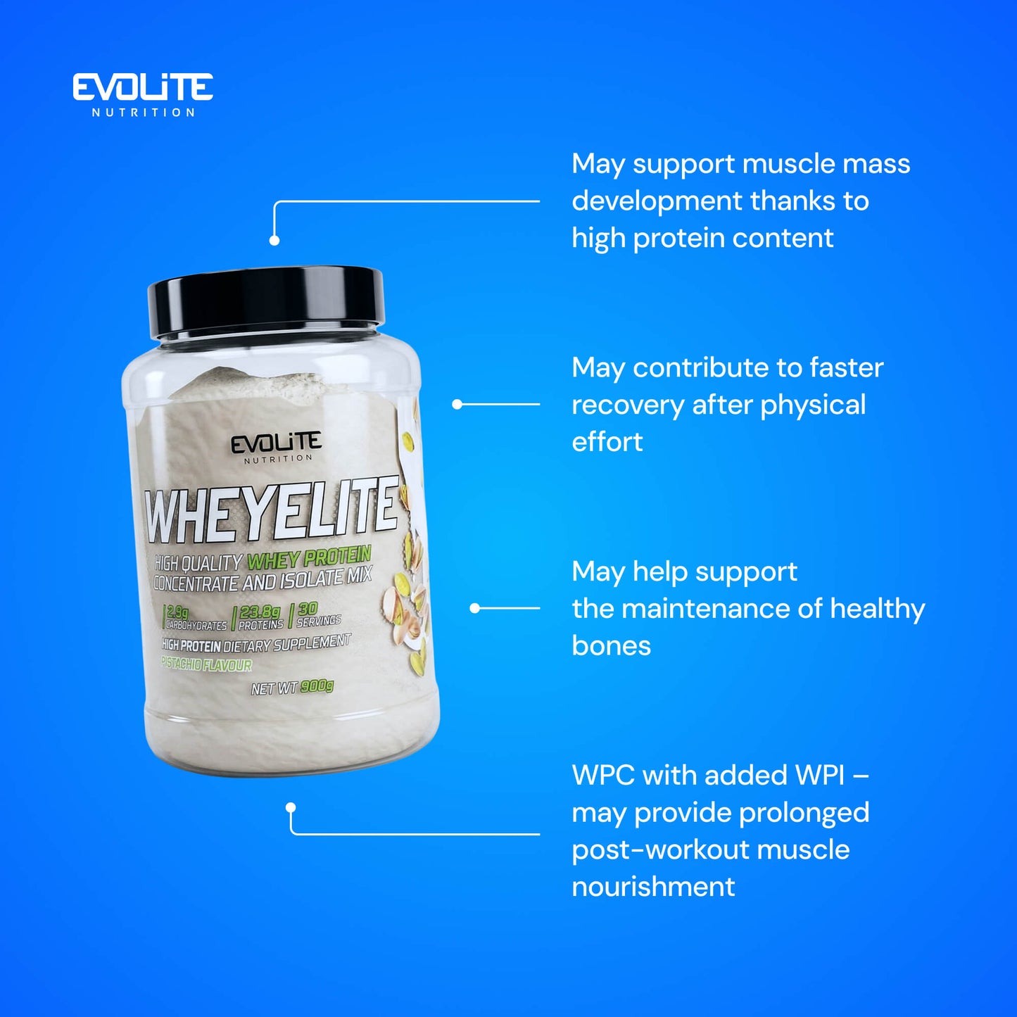 Evolite Nutrition Whey Elite New 900g