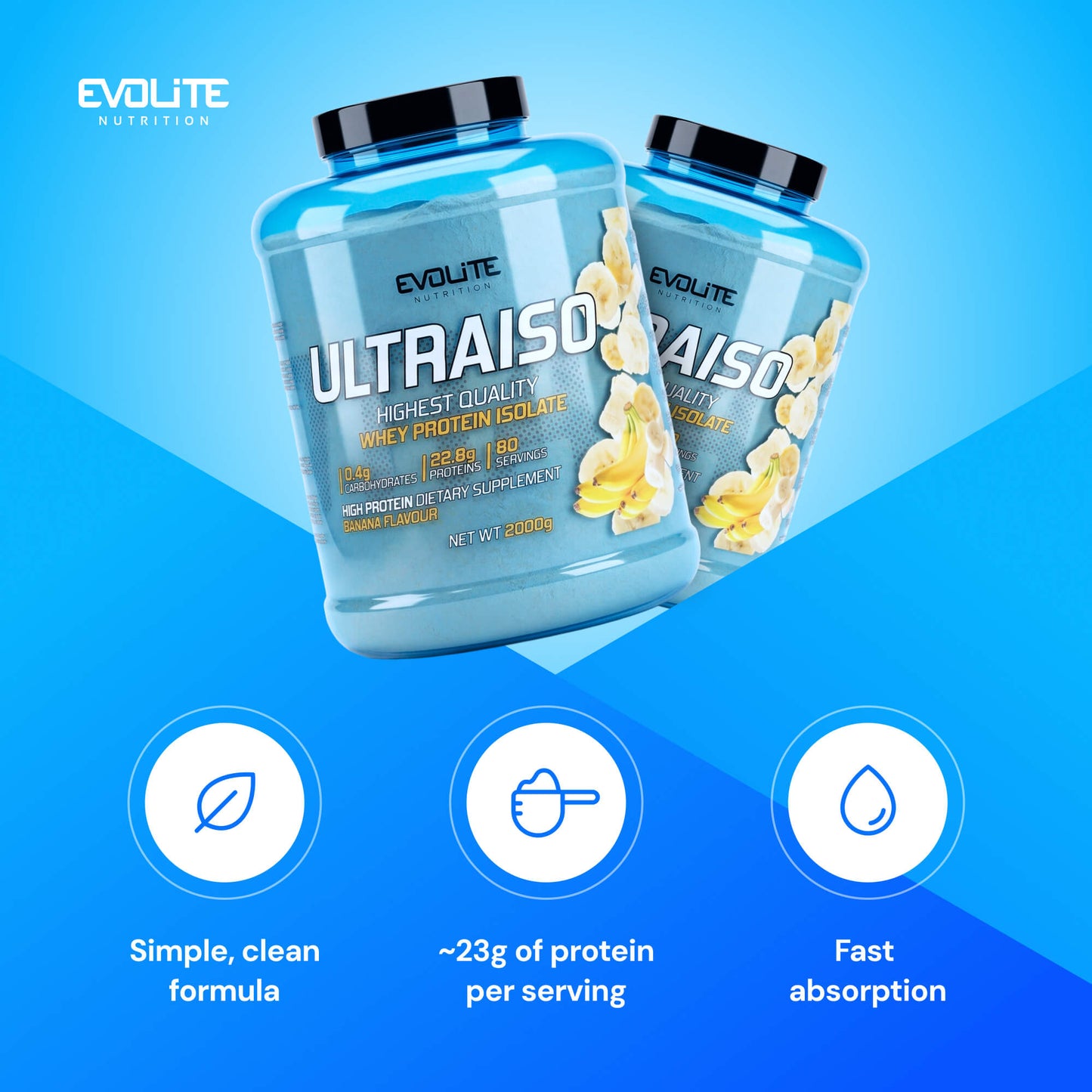Evolite Nutrition Ultra Iso Whey New 2kg
