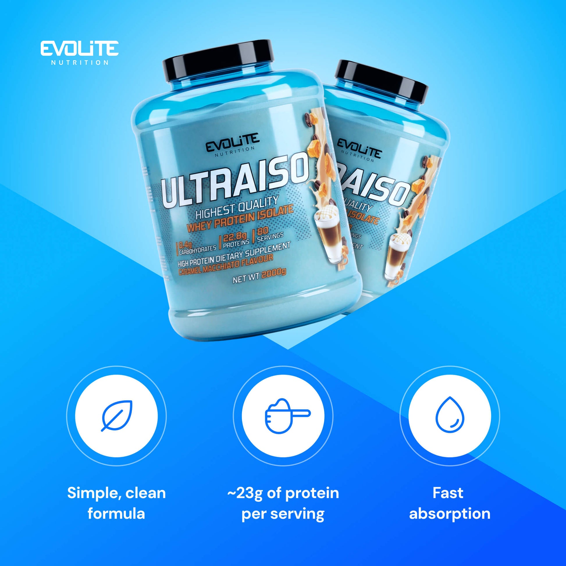 Evolite Nutrition Ultra Iso Whey New 2kg