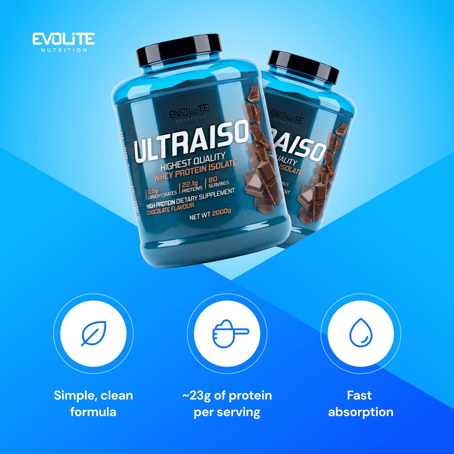 Evolite Nutrition Ultra Iso Whey New 2kg