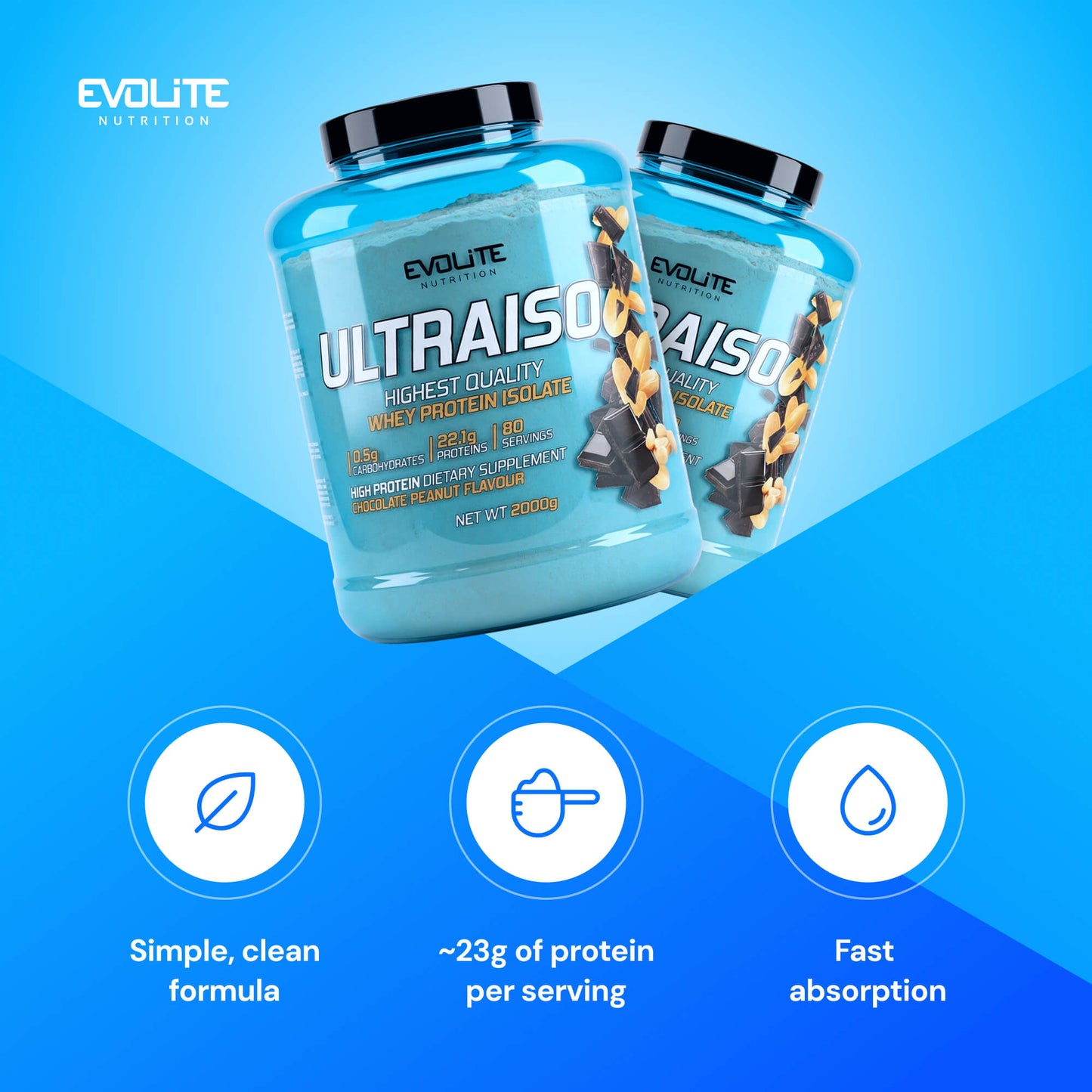 Evolite Nutrition Ultra Iso Whey New 2kg