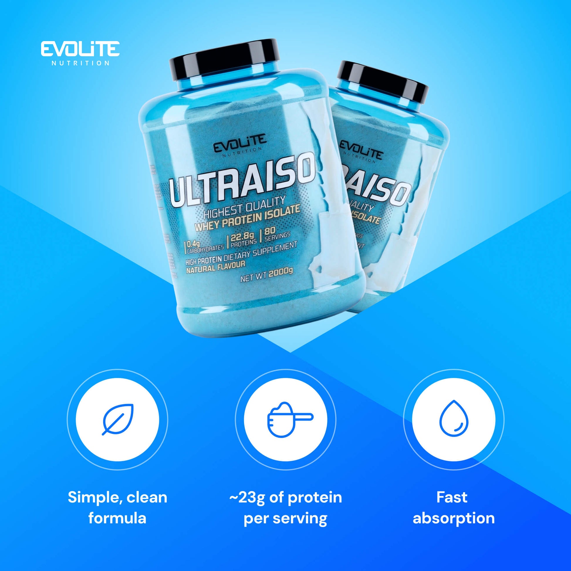 Evolite Nutrition Ultra Iso Whey New 2kg