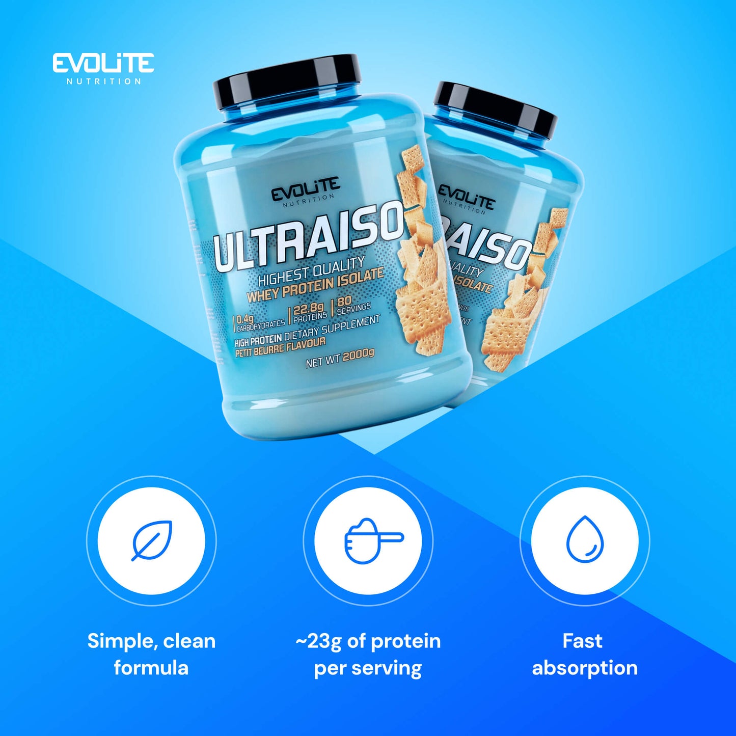 Evolite Nutrition Ultra Iso Whey New 2kg