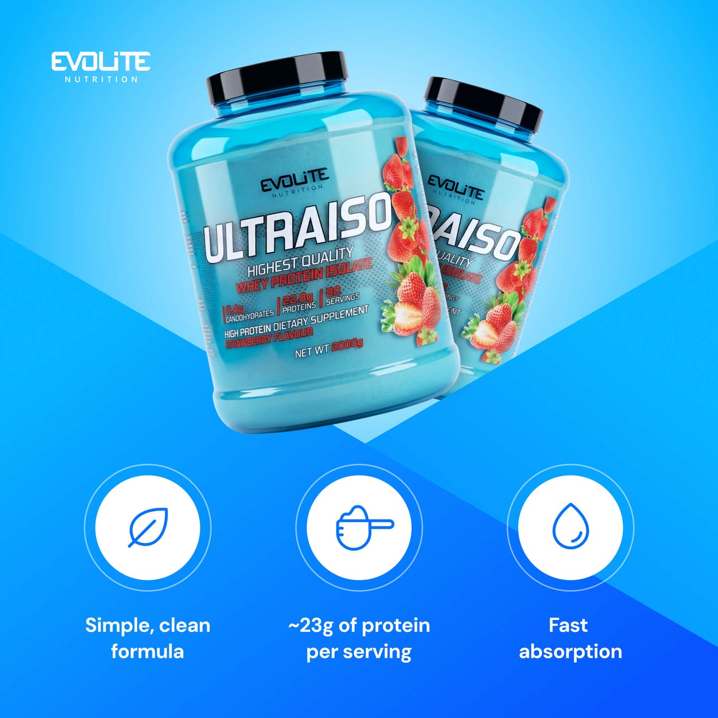 Evolite Nutrition Ultra Iso Whey New 2kg