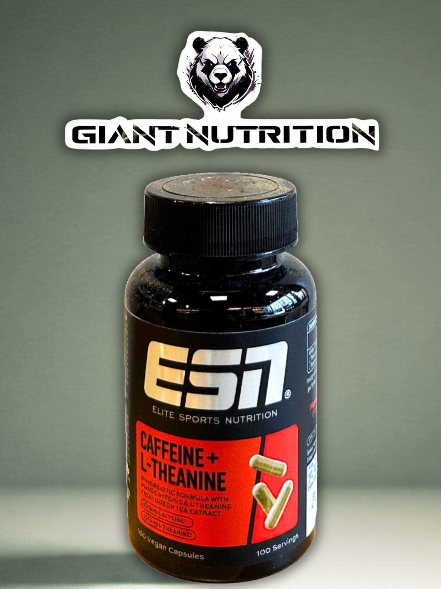 ESN Koffein + L-Theanin Kapseln 100 Kapseln | Giant Nutrition