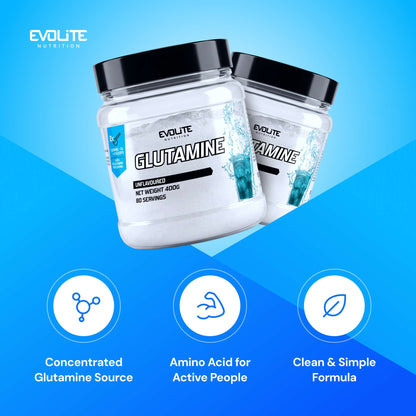 EV003 Evolite Nutrition Glutamine Pure 400g