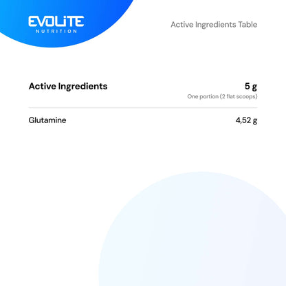 EV003 Evolite Nutrition Glutamine Pure 400g