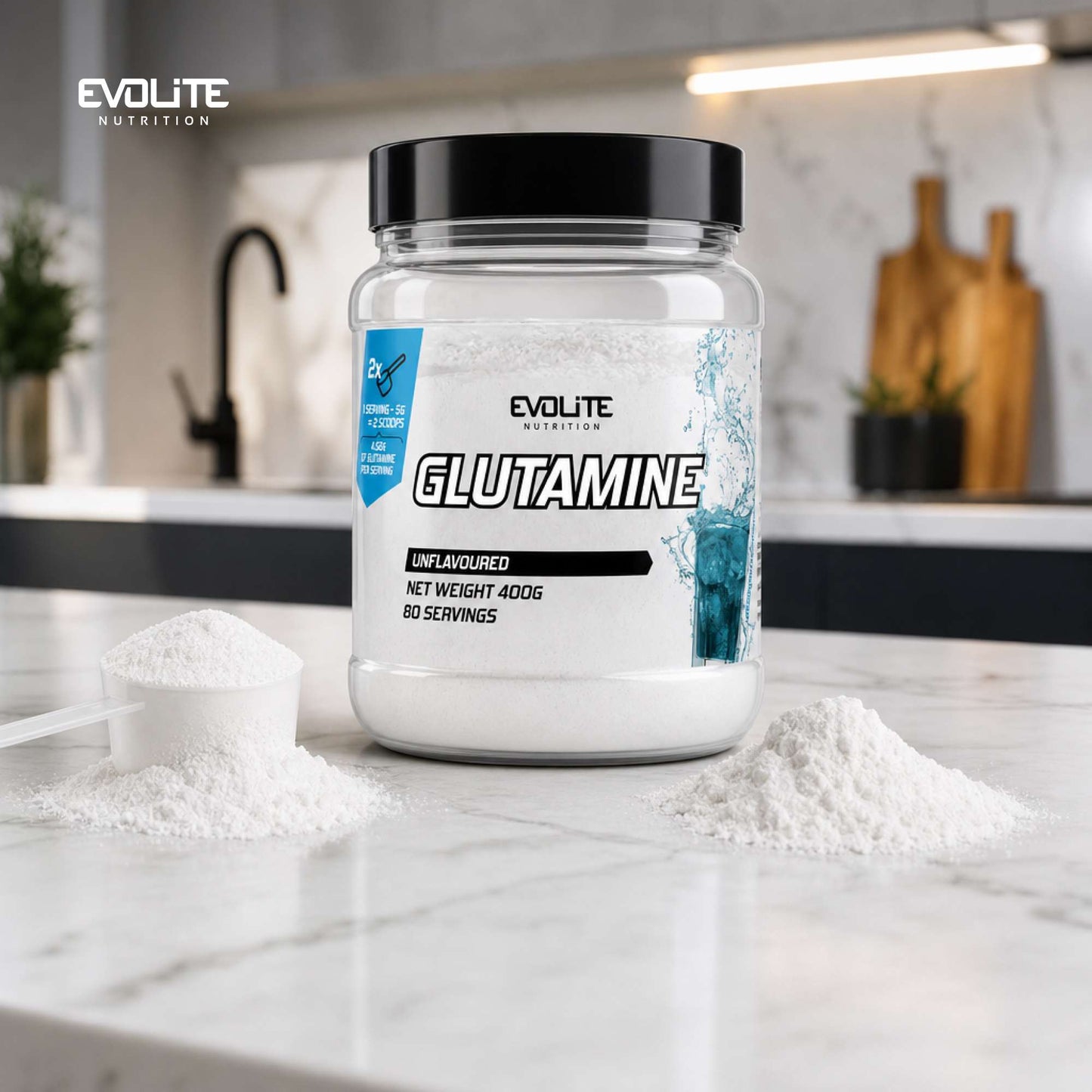 EV003 Evolite Nutrition Glutamine Pure 400g