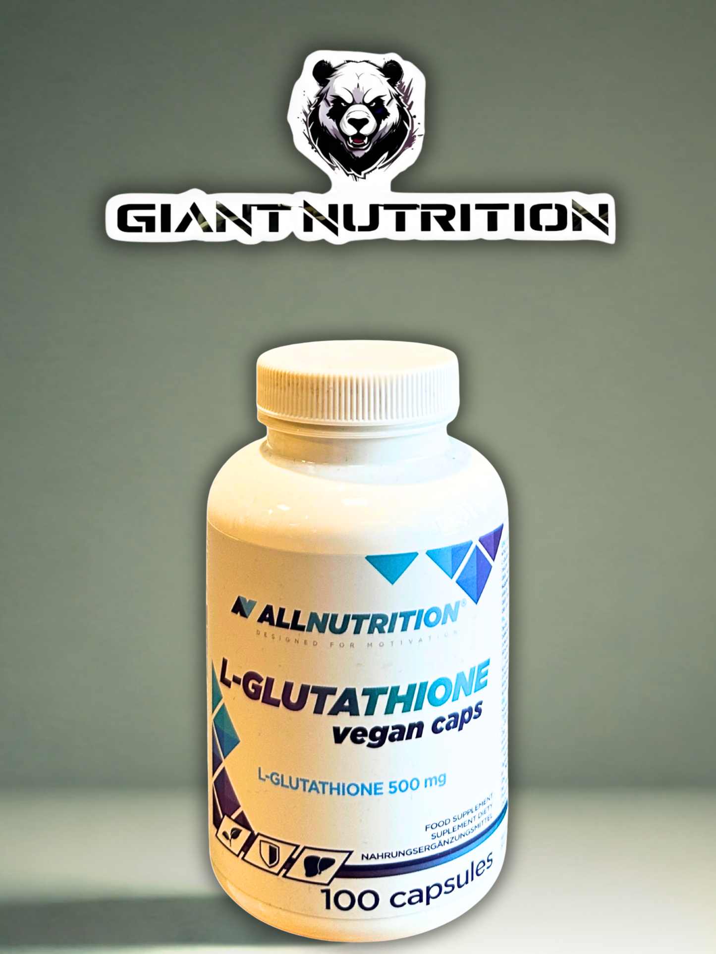 ALLNUTRITION L-Glutathione 500 mg Vegan Caps 100 Kapseln | Giant Nutrition
