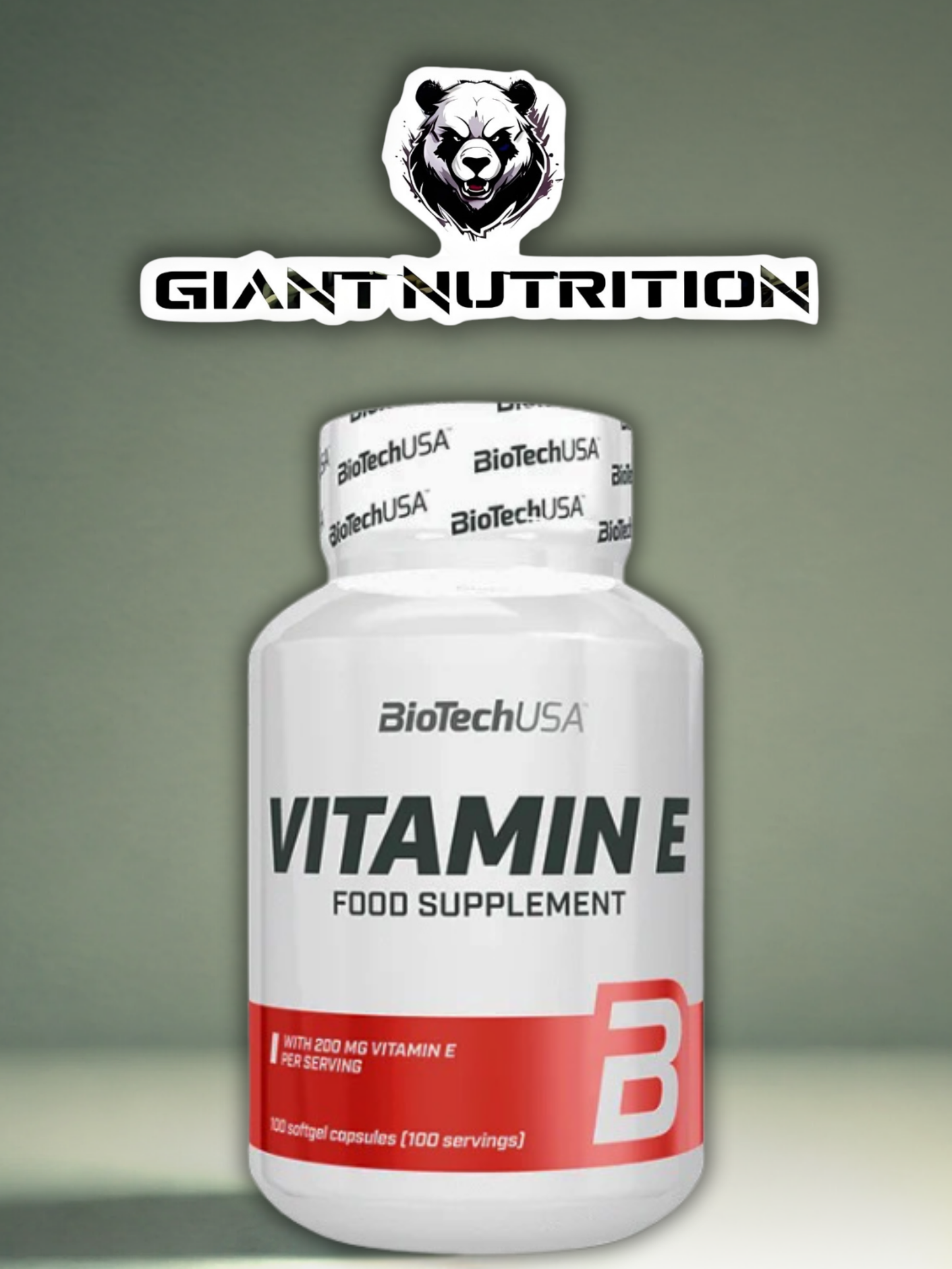 BioTech USA Vitamin E 100 Softgels | Giant Nutrition