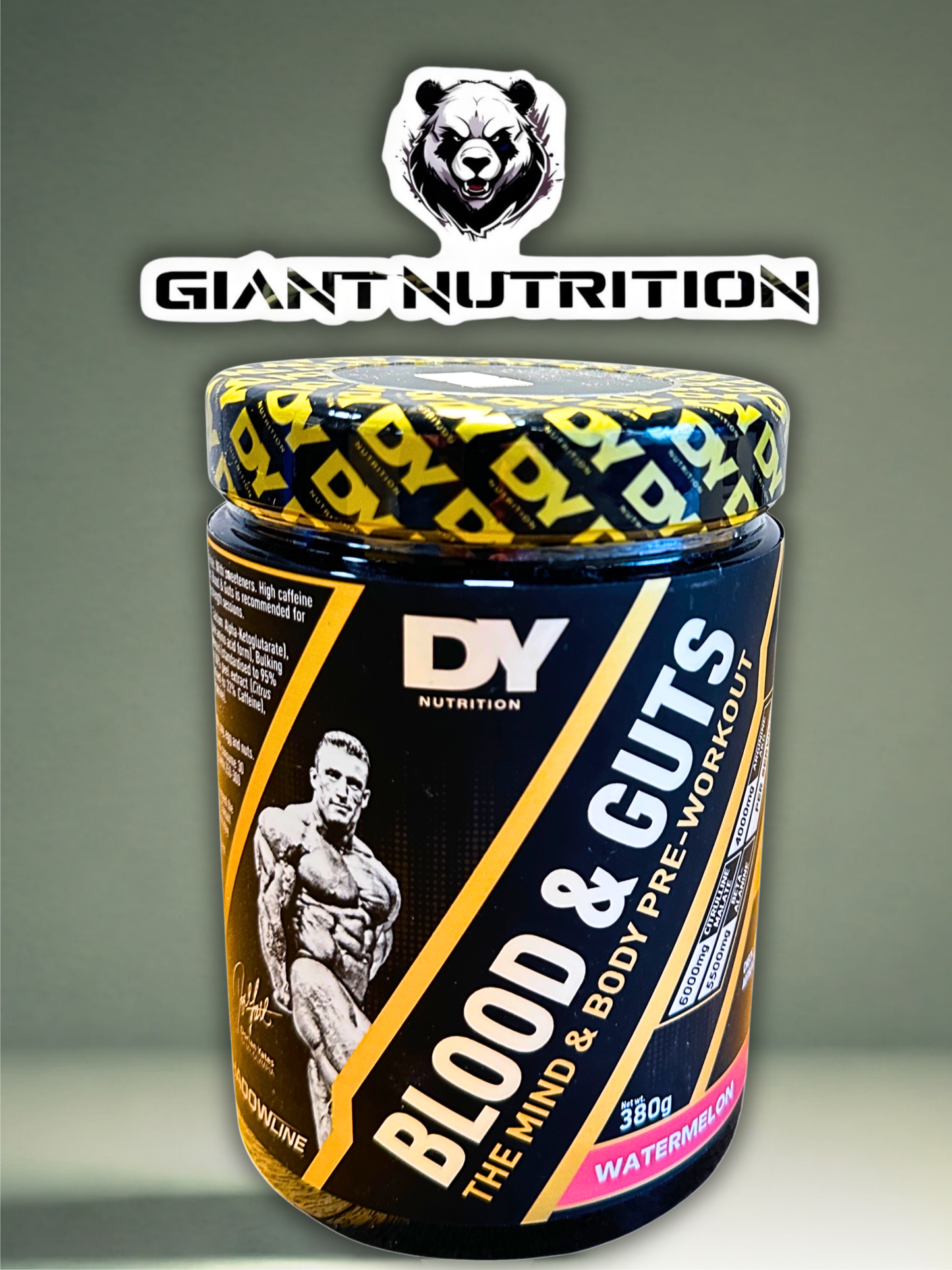 DY Nutrition Blood & Guts Pre Workout 380 g | Giant Nutrition