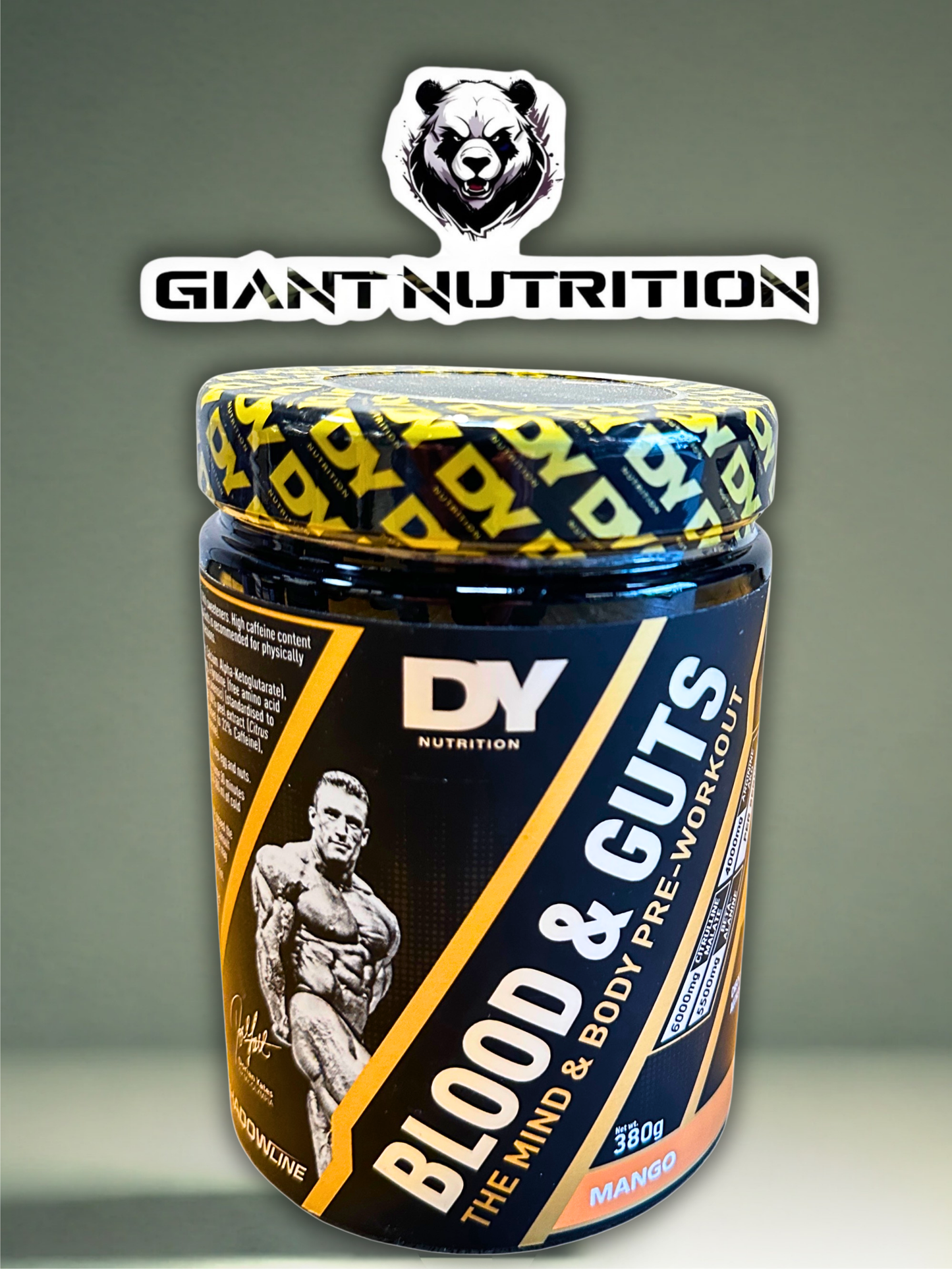 DY Nutrition Blood & Guts Pre Workout 380 g | Giant Nutrition